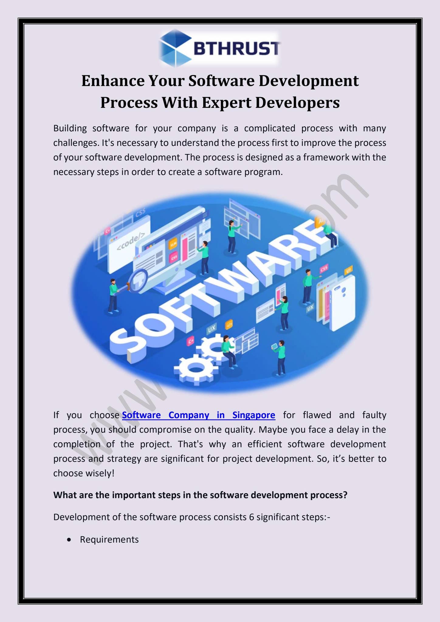Enhance Your Software Development Process With Expert Developers by ...