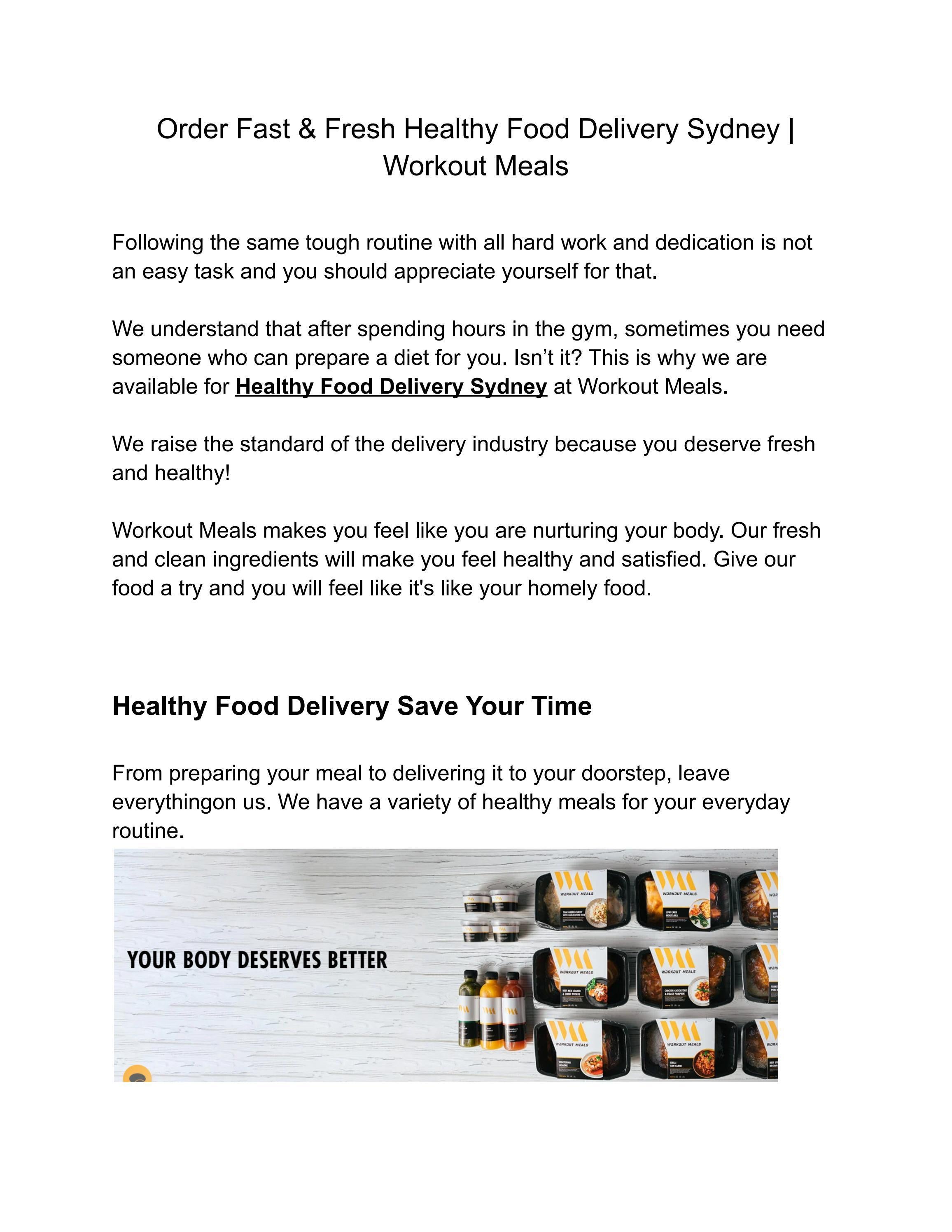 Order Fast & Fresh Healthy Food Delivery Sydney _ Workout Meals by Tom