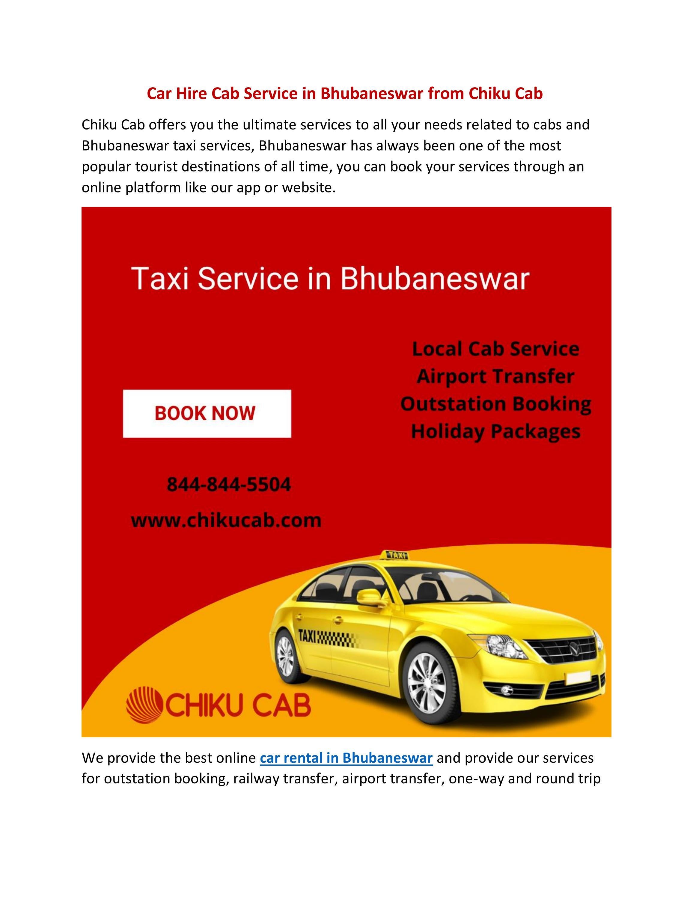 Book a Car Rental in Bhubaneswar by Shiwani Mishra Issuu