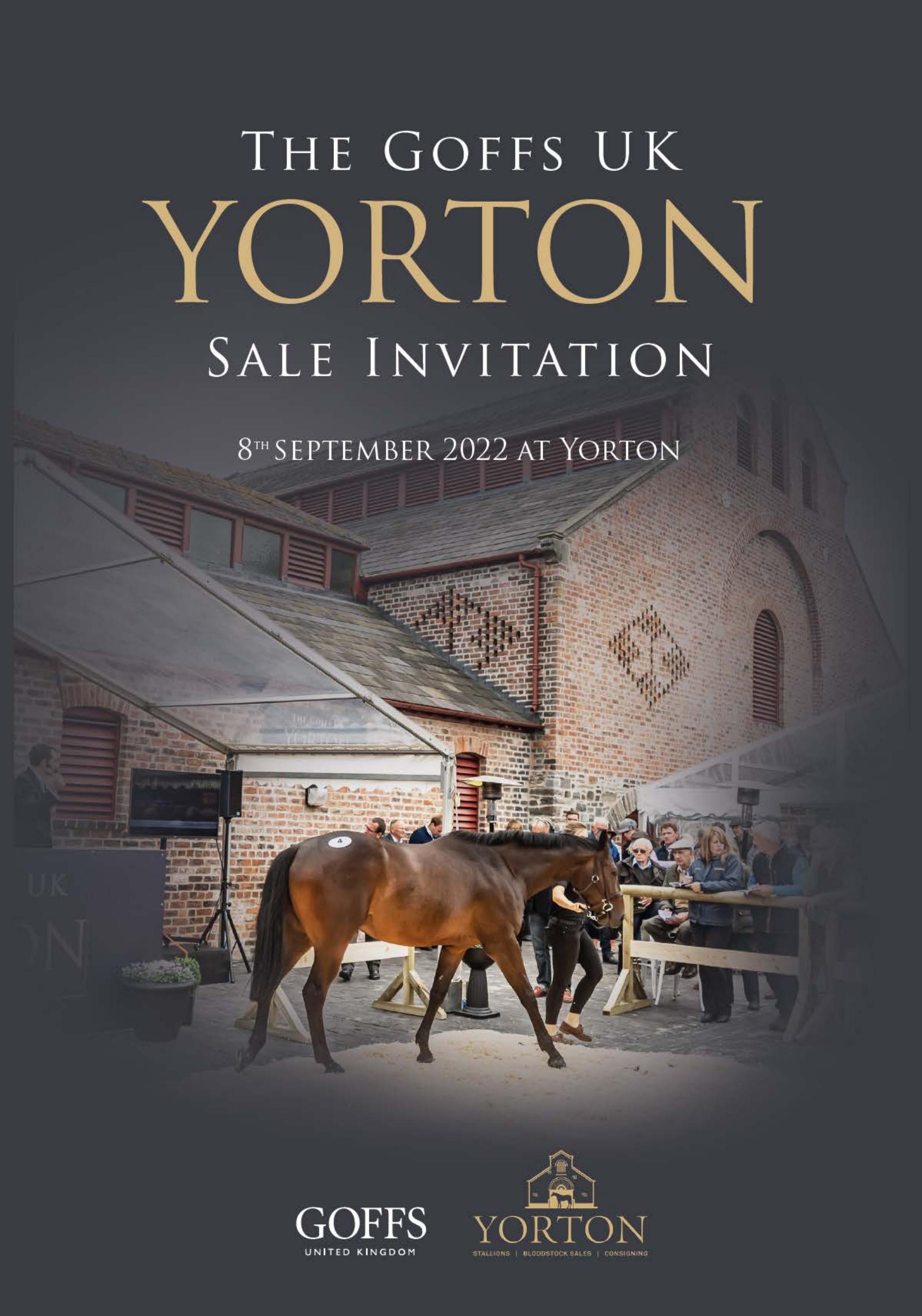 Goffs UK Yorton Sale 2022 English Invite by Goffs Issuu