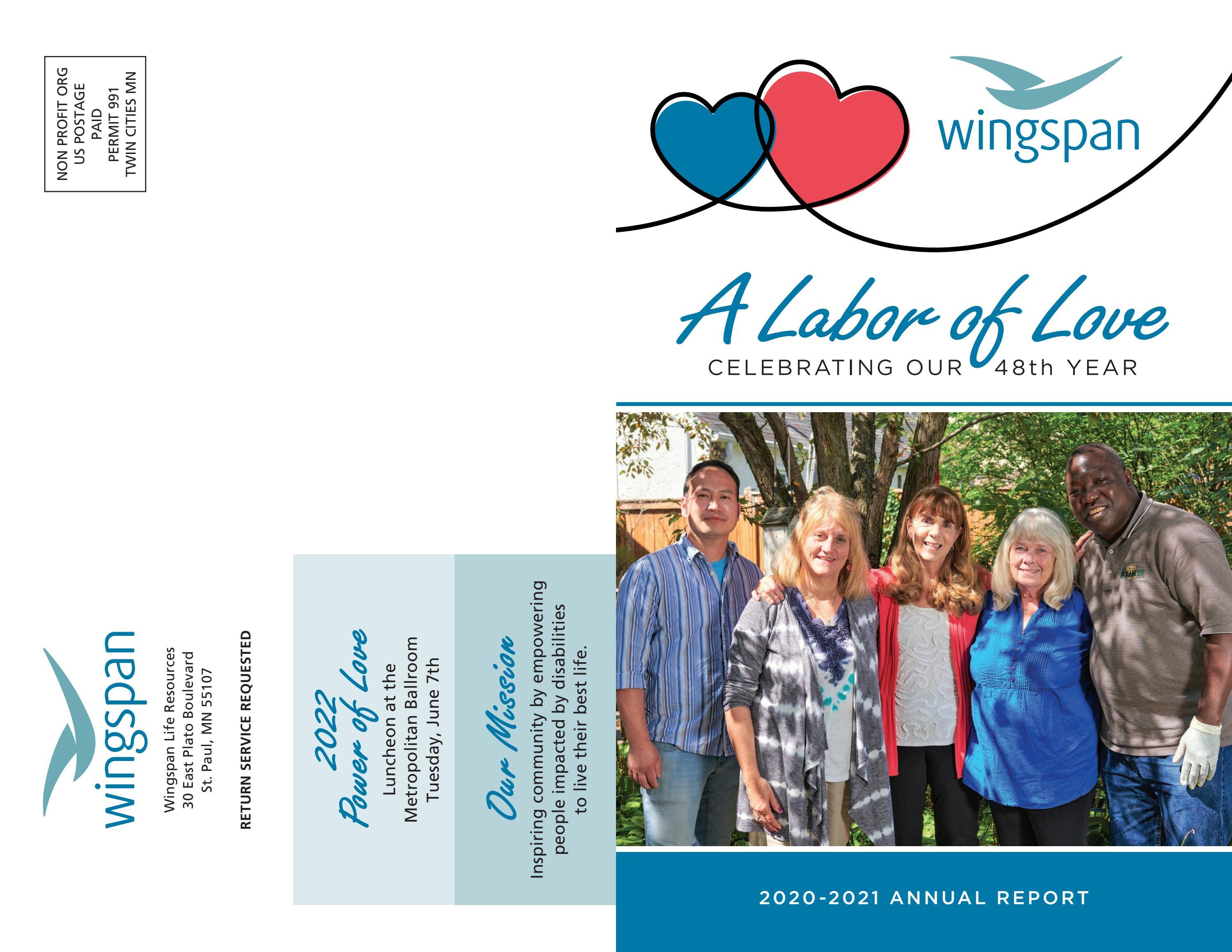 Wingspan Life Resources 2021 Annual Report by Wingspan Issuu