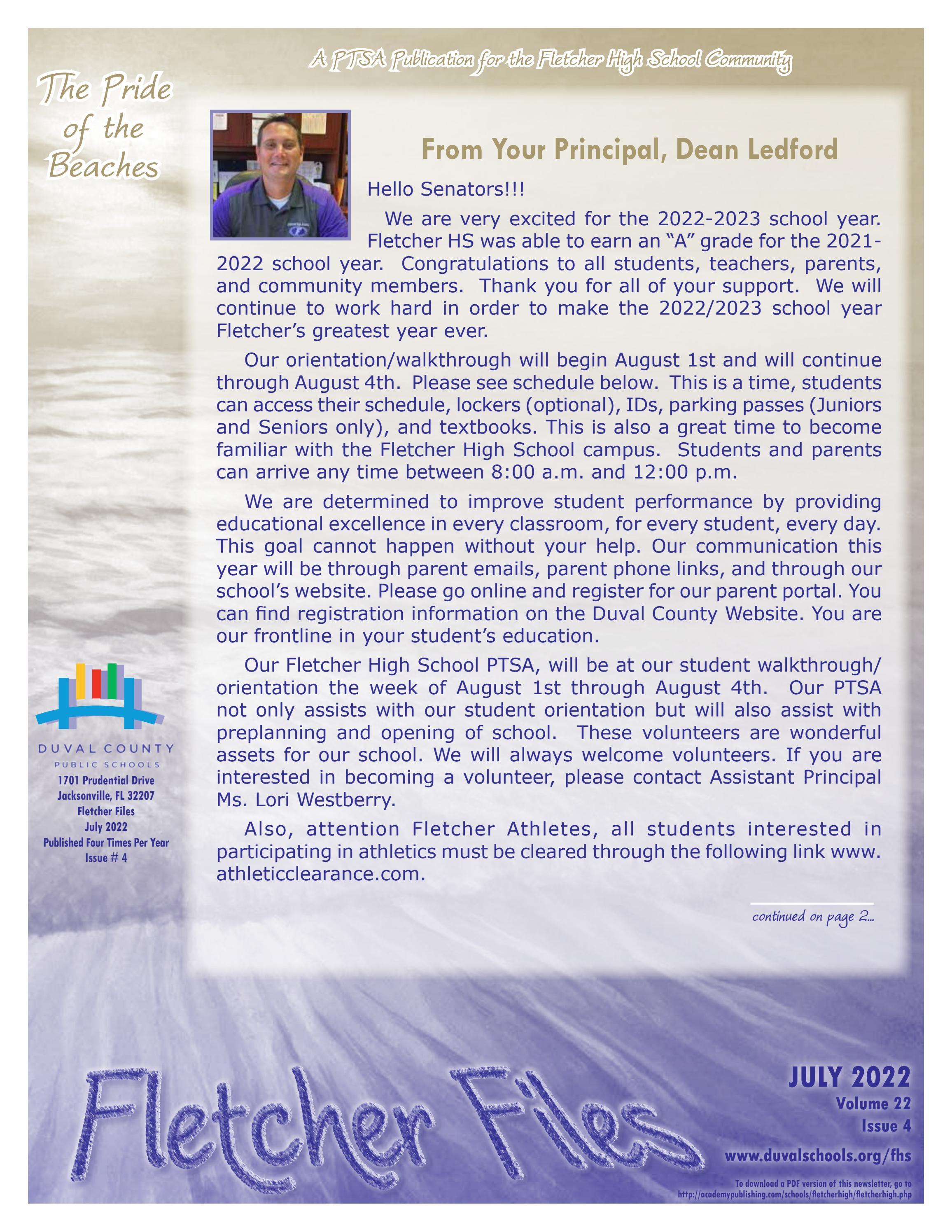 Fletcher High School Newsletter by Academy Publishing, Inc. Issuu