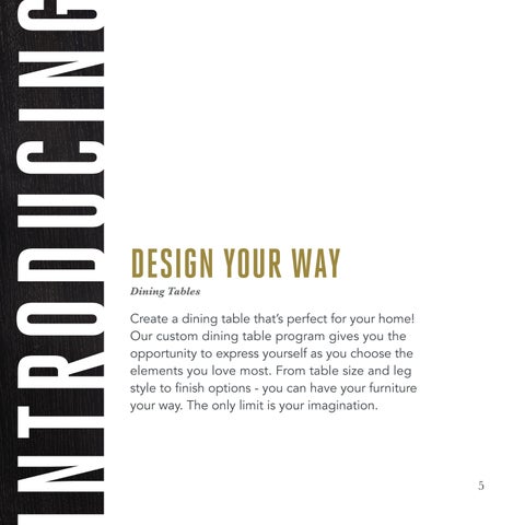 Introducing Design Your Way - 定制 Dining Tables 第 5 页