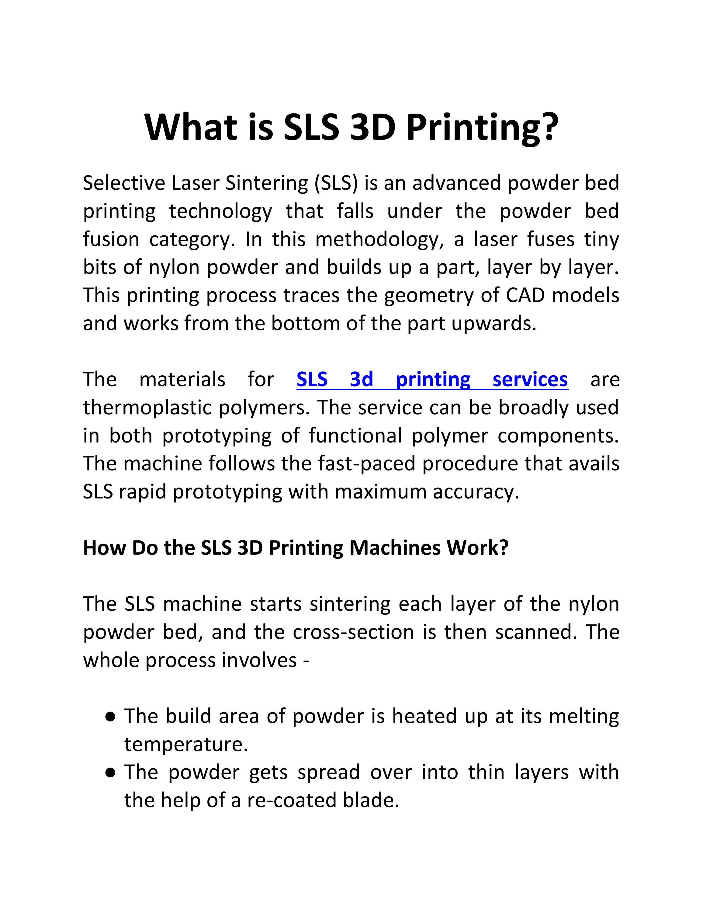 What is SLS 3D Printing? by Facfox Issuu