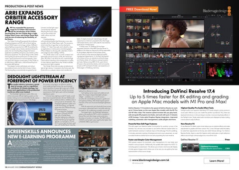 Cinematography World January 2022 版 (CW007) 第 8 页