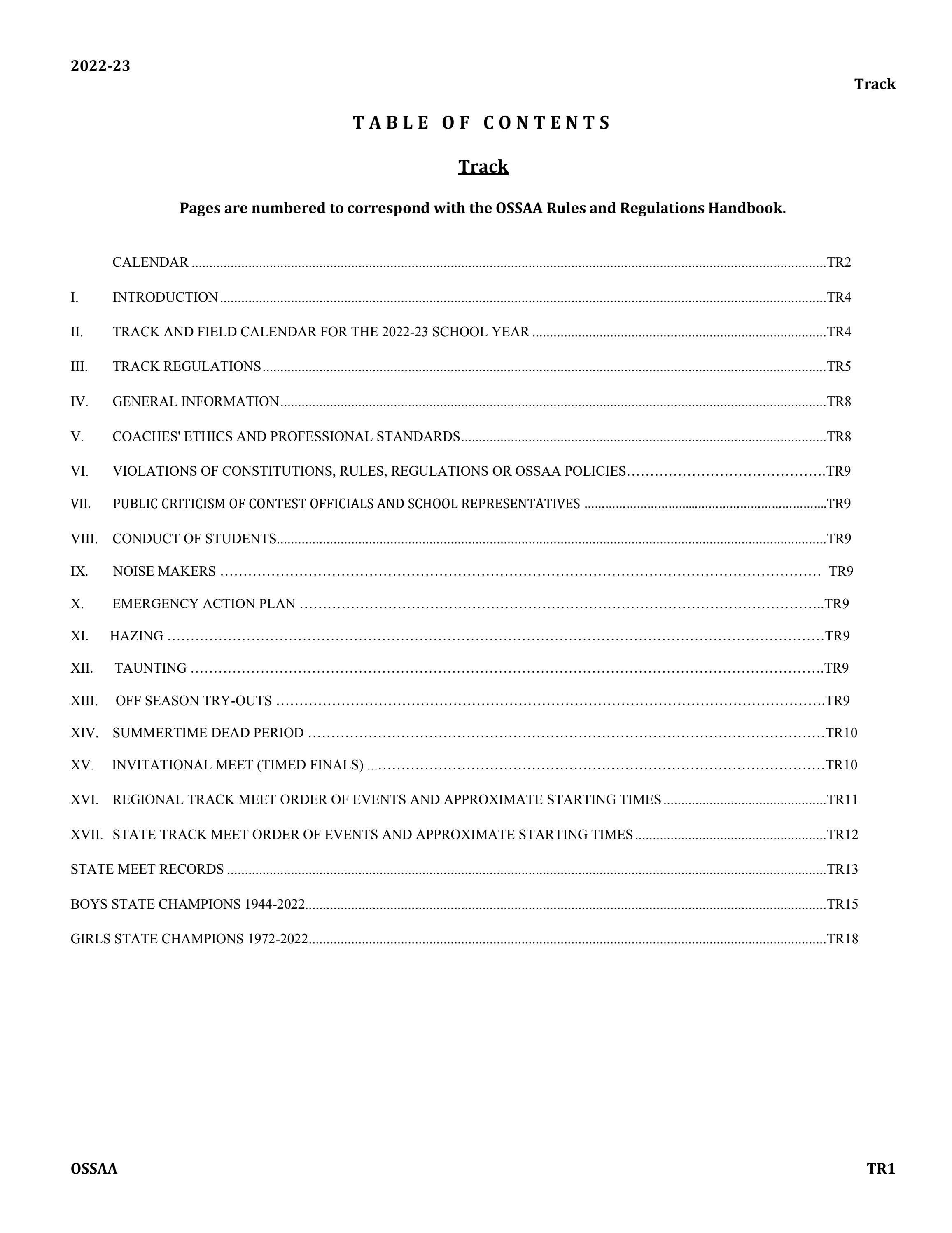2023 OSSAA Track Manual by OSSAA Media Issuu