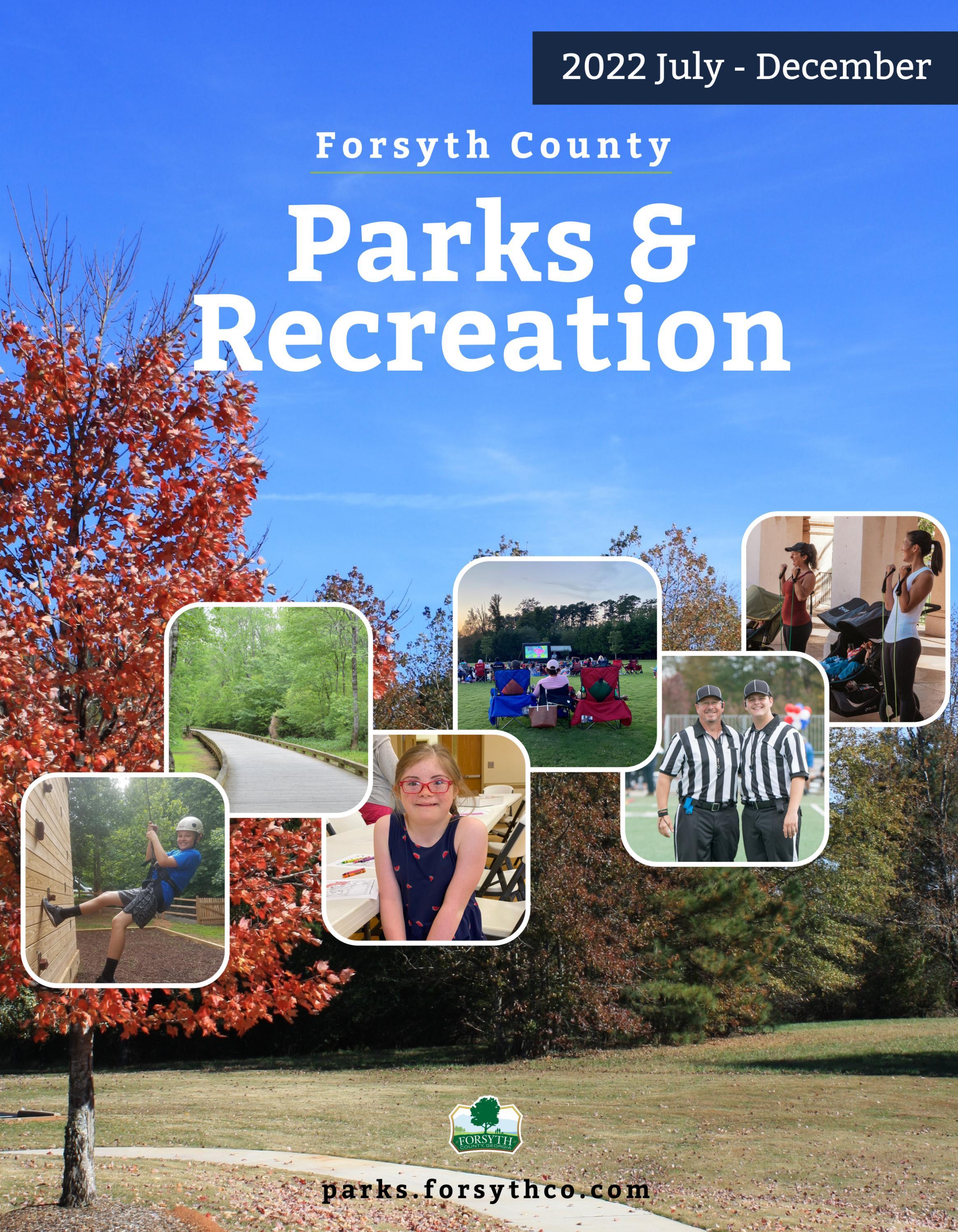 Forsyth County Parks Recreation 2022 July December Activity Guide 