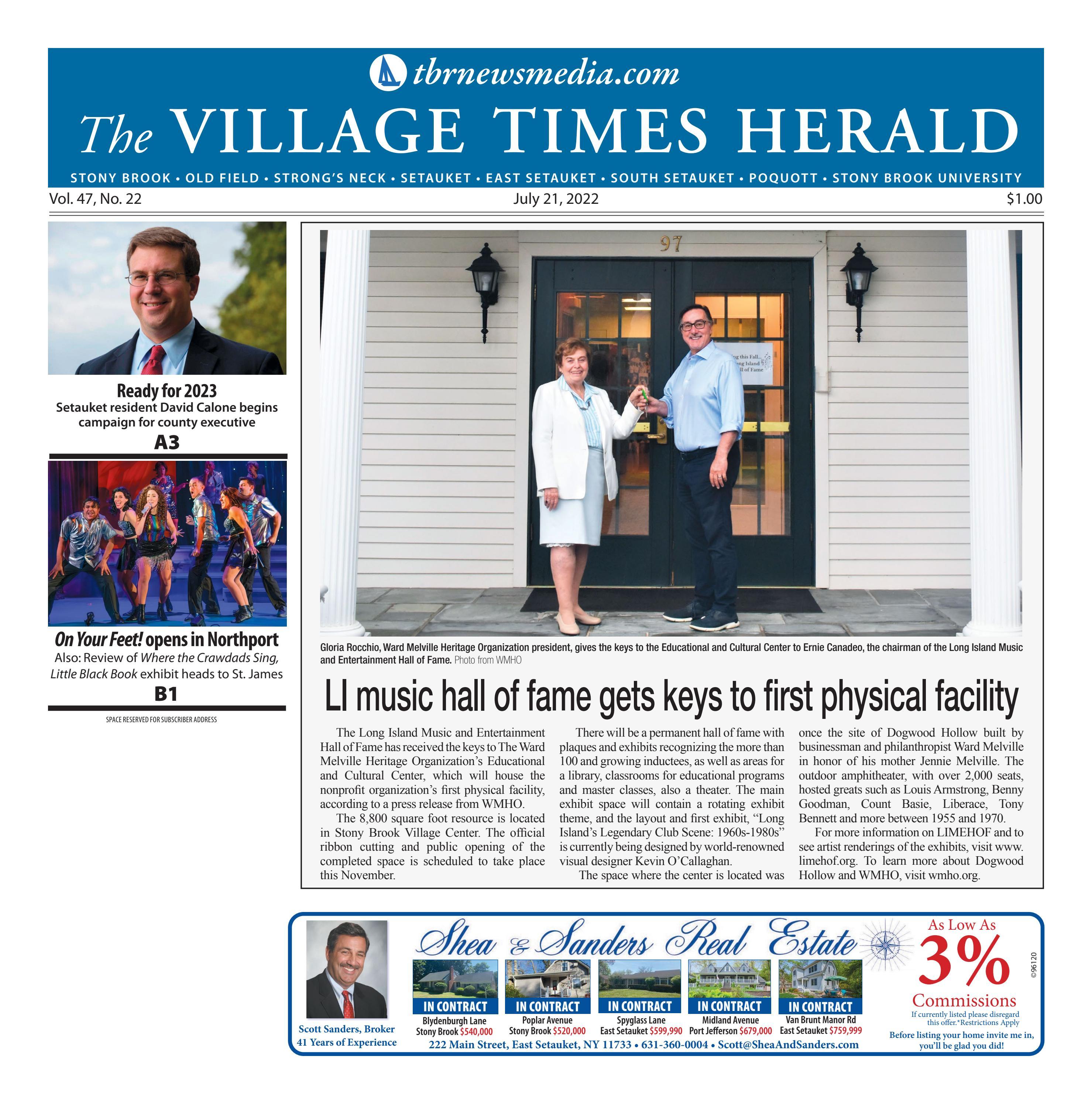 The Village Times Herald July 21, 2022 by TBR News Media Issuu