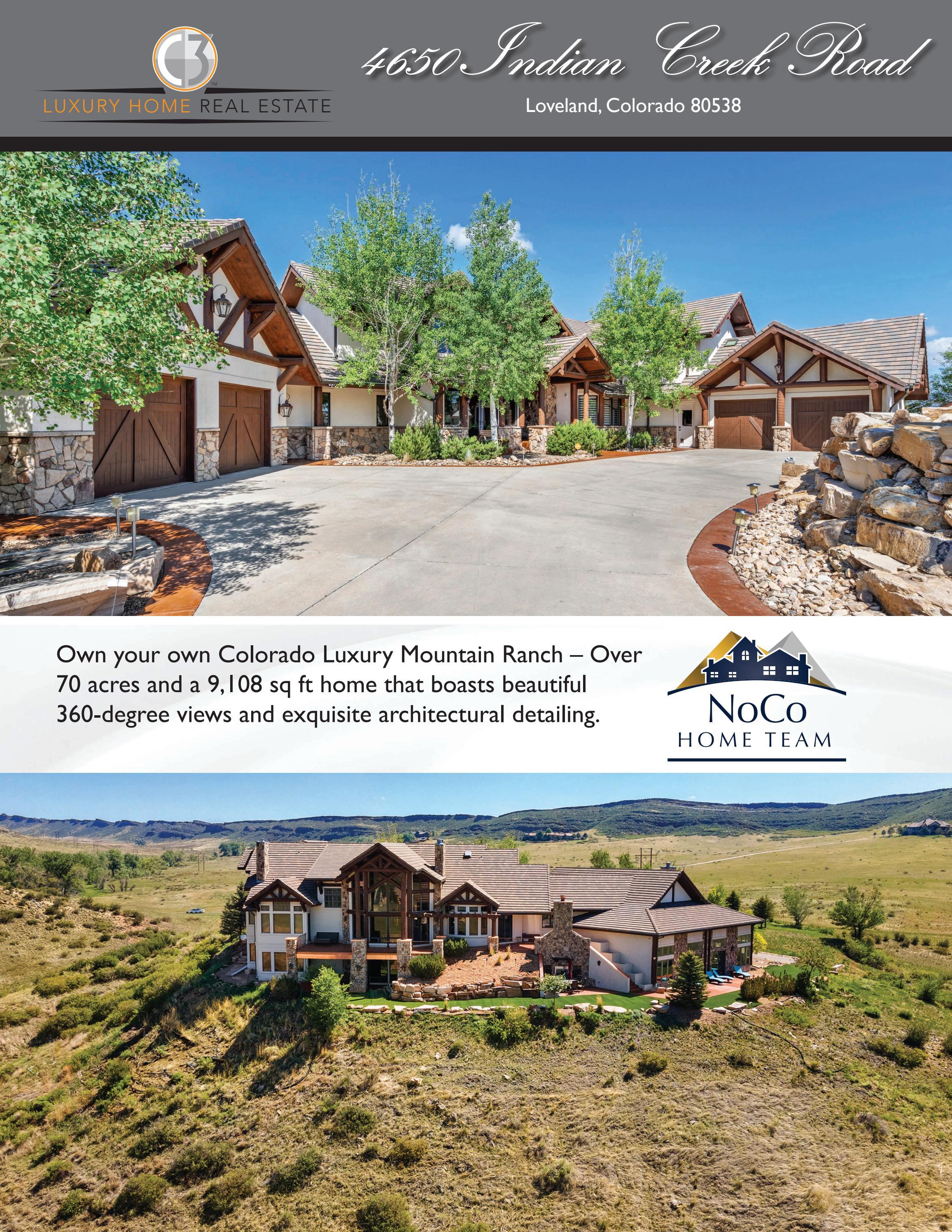 4650 Indian Creek Road, Loveland, CO Presented by NoCo Home Team by