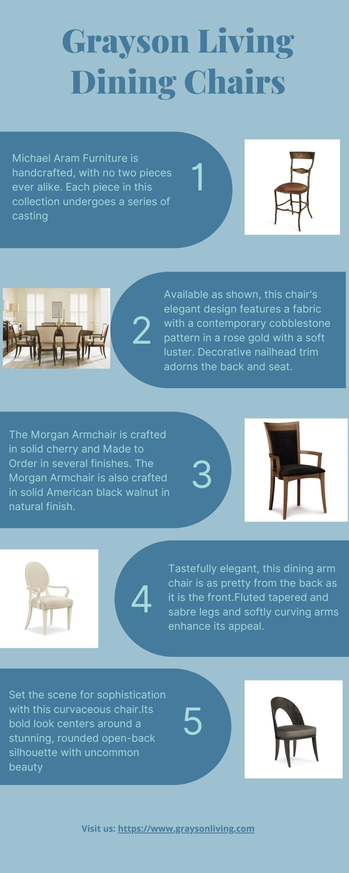 Grayson Living Dining Chairs by Grayson Living, Luxury Furniture Store