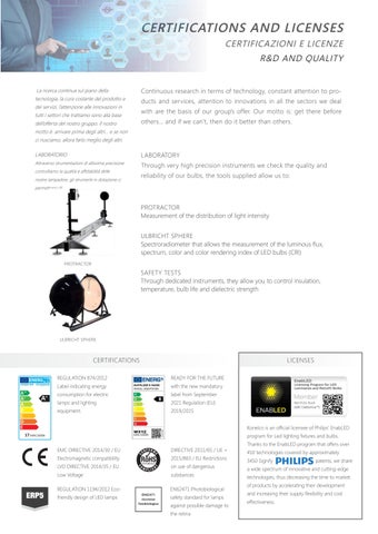 Kon.El.Co. S.p.a. 灯饰目录 · On - LED Bulbs 2021 第 5 页