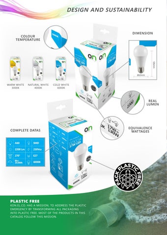Kon.El.Co. S.p.a. 灯饰目录 · On - LED Bulbs 2021 第 6 页