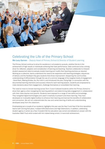 Annual Report 2021 by Canberra Grammar School - Issuu