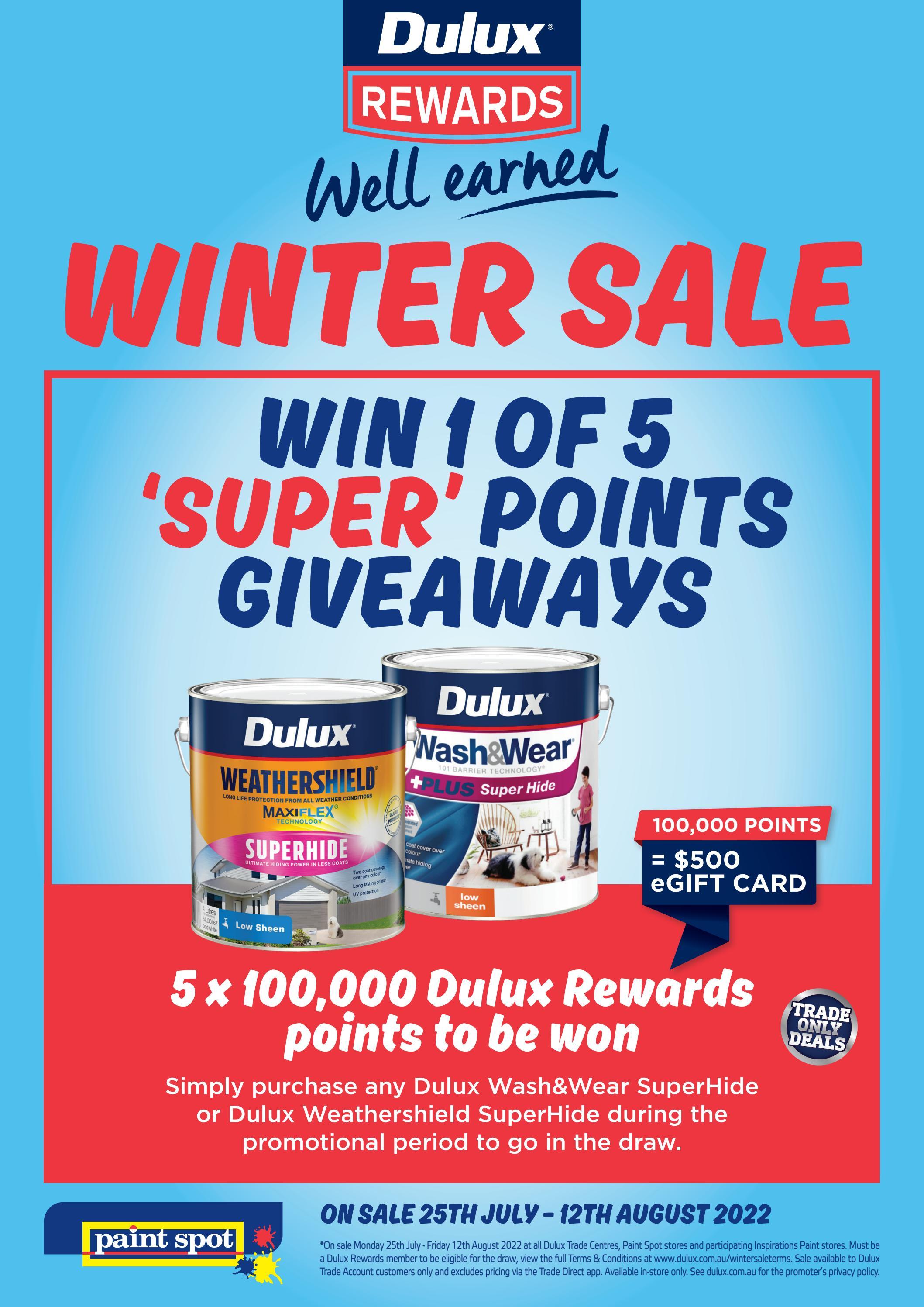 Paint Spot Winter Sale Catalogue 2022 by Dulux Australia Issuu