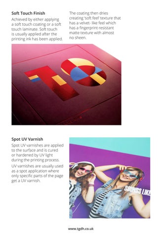 TGDH 灯饰目录 · Lifting the Lid on Print Finishing 第 17 页