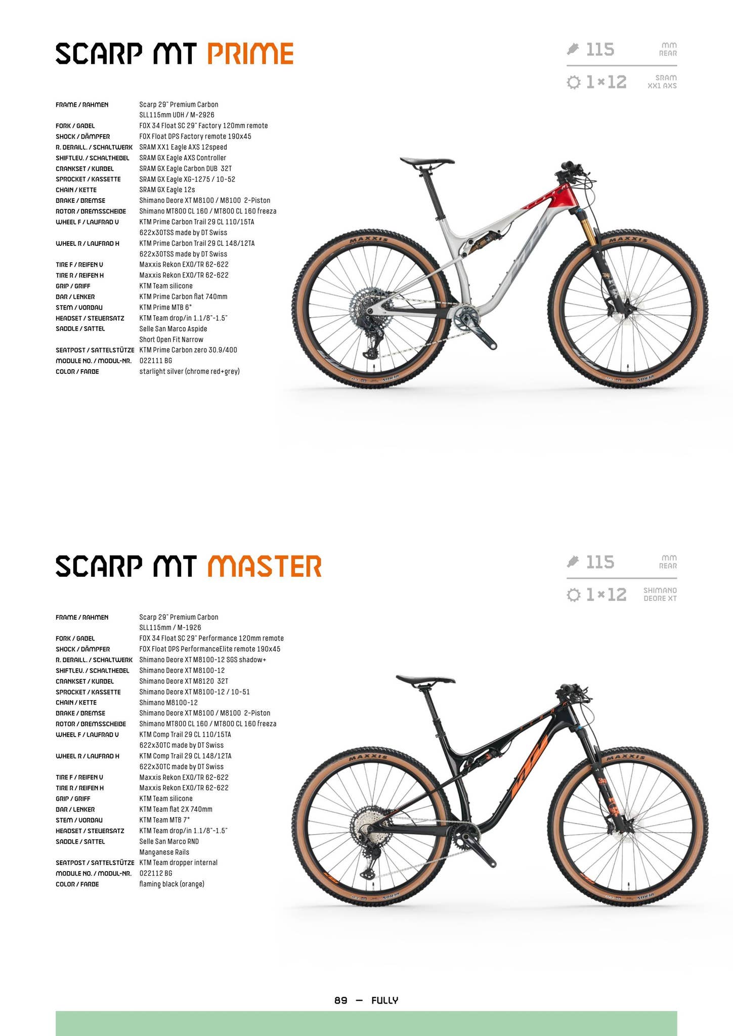KTM Catalogue 2022 by KTM Bike Industries Issuu