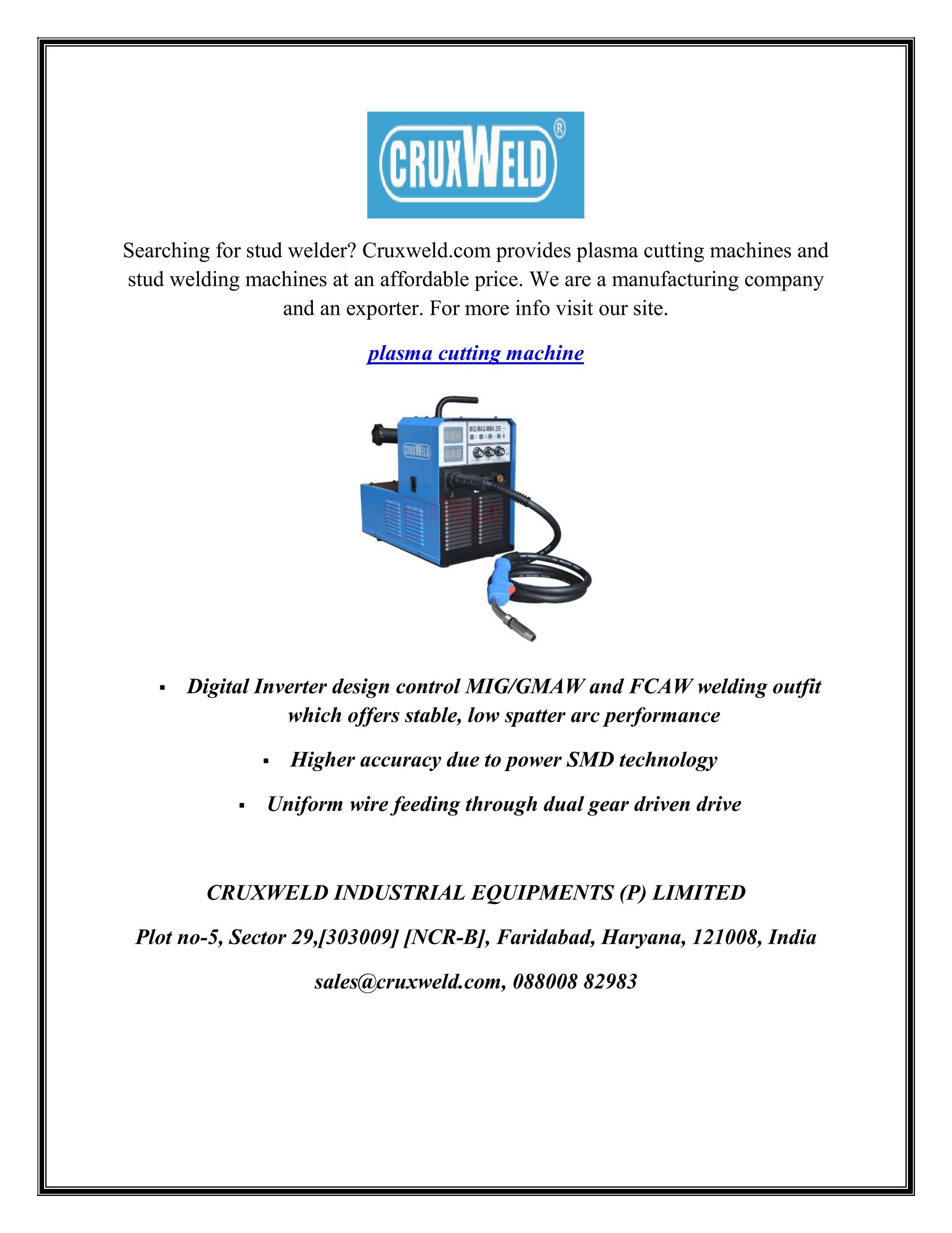 plasma cutting machine by Cruxweld Cruxweld Issuu