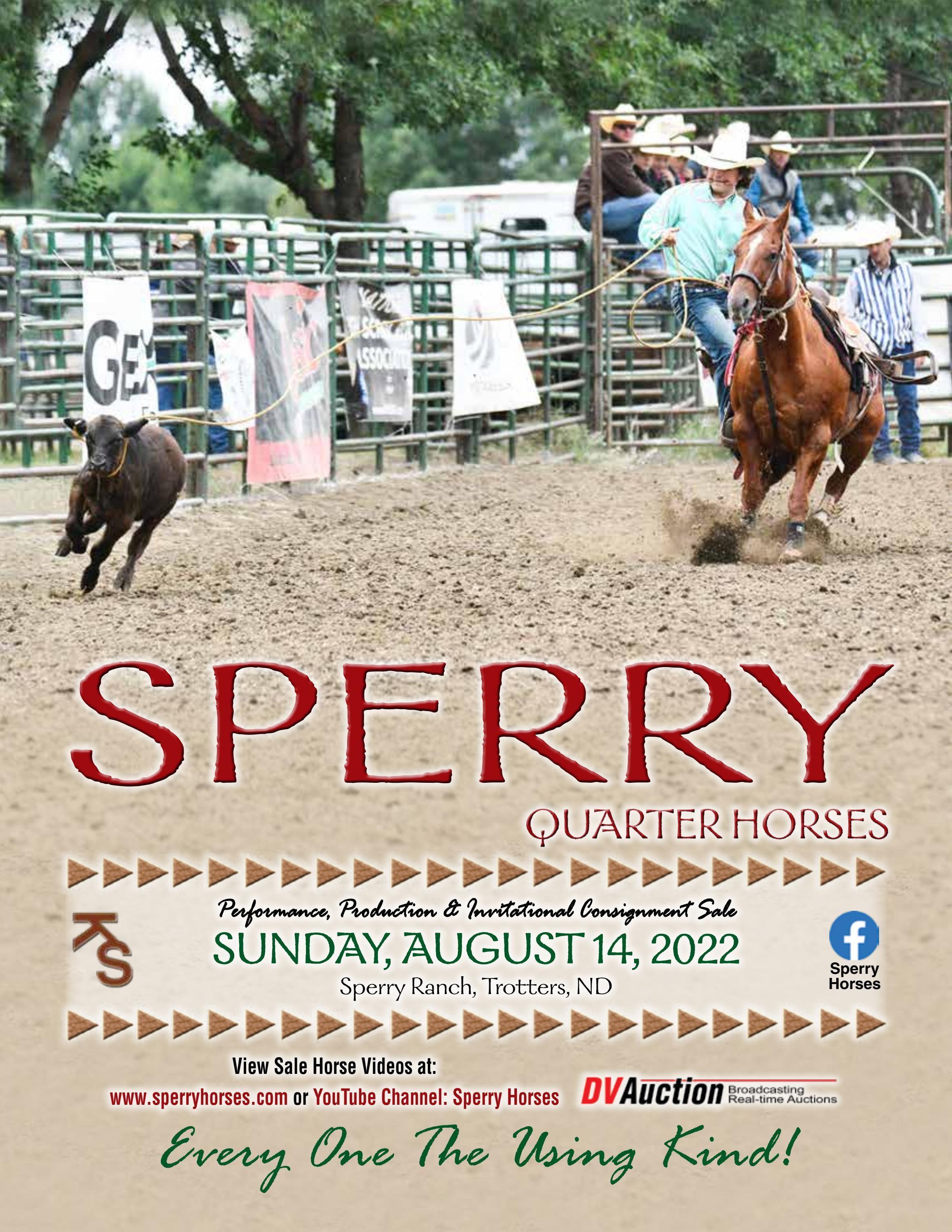 Sperry Horse Sale 2022 by CowCamp Issuu