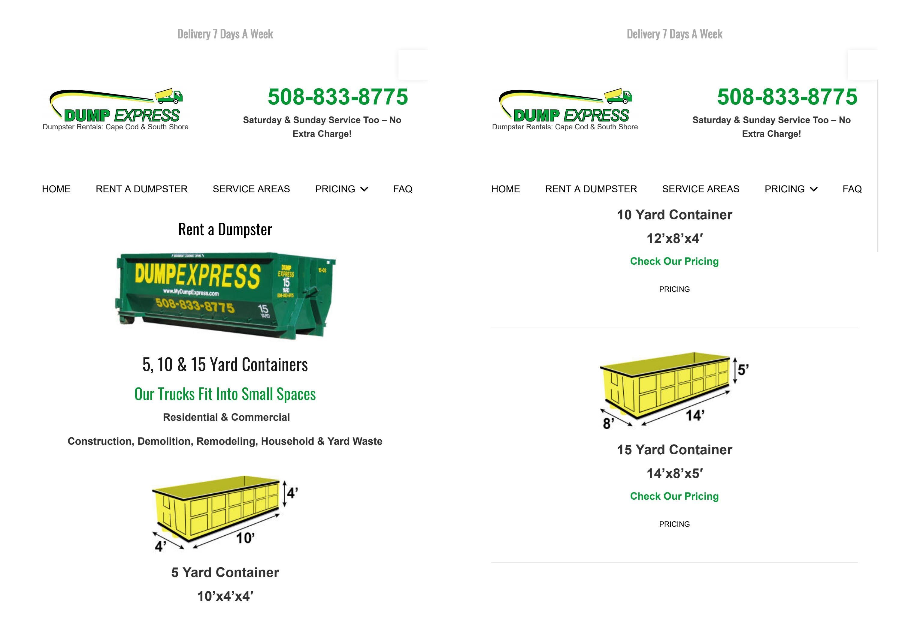 Dumpster Rental Cape Cod, Wareham, Falmouth, Barnstable MA by Coby Kane