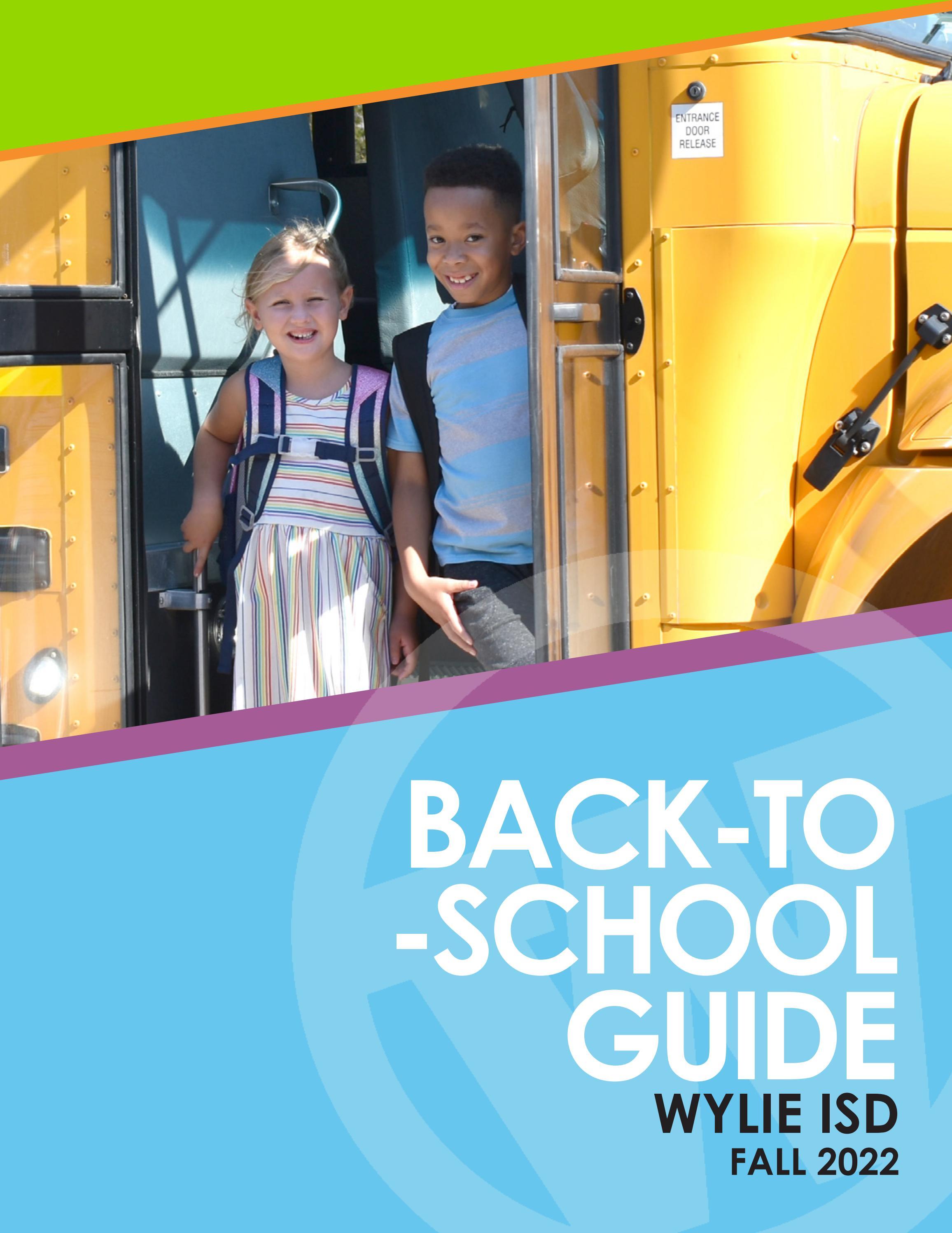 Wylie ISD Back to School Guide Fall 2022 By Wylie isd Issuu