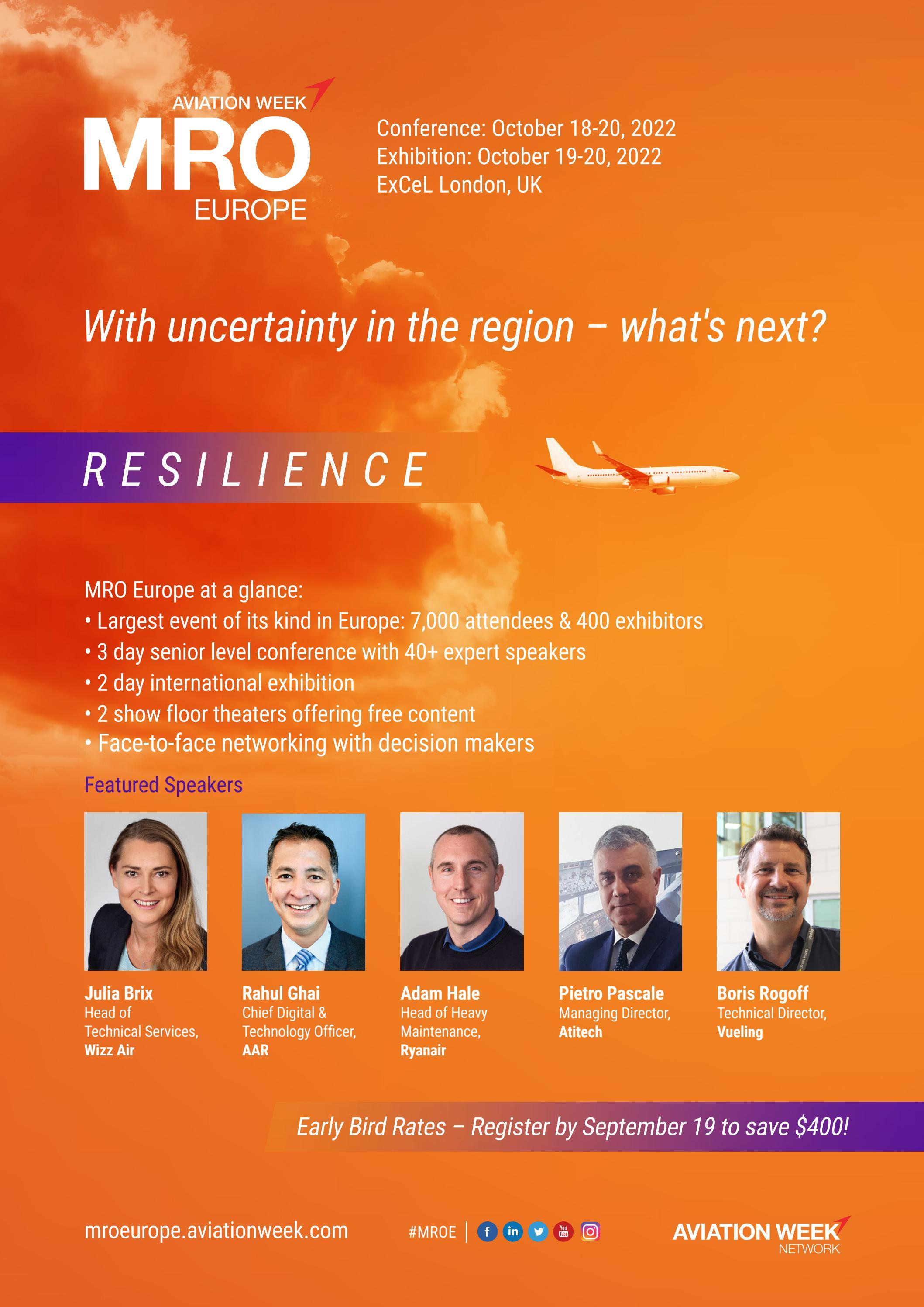 MRO Europe 2022 Brochure by AviationWeek Issuu