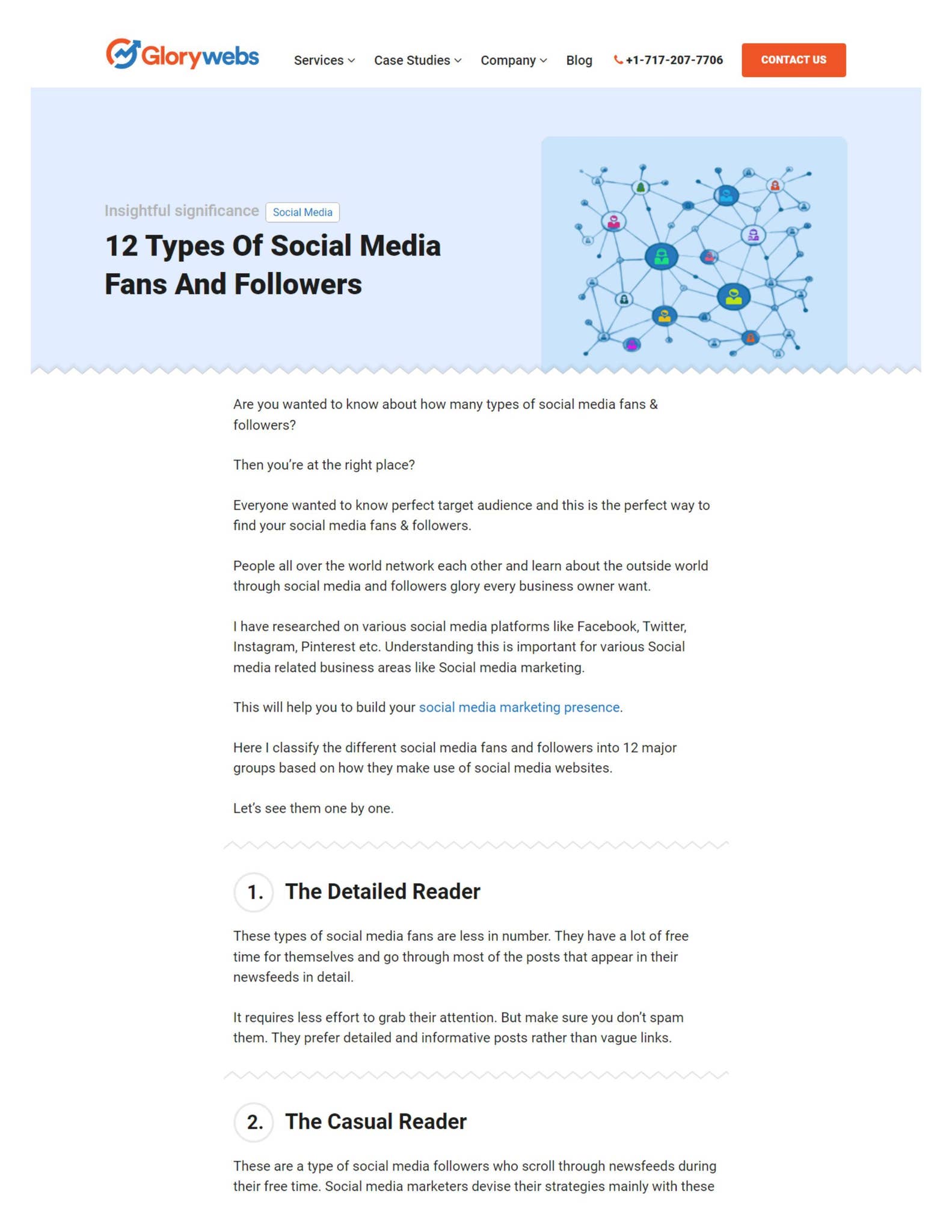 Social Fans 12 Types Of Social Media Fans And Followers by Glorywebs - Issuu