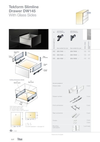Tekform Slimline Drawer - catalogue EN by Titus Group - Issuu