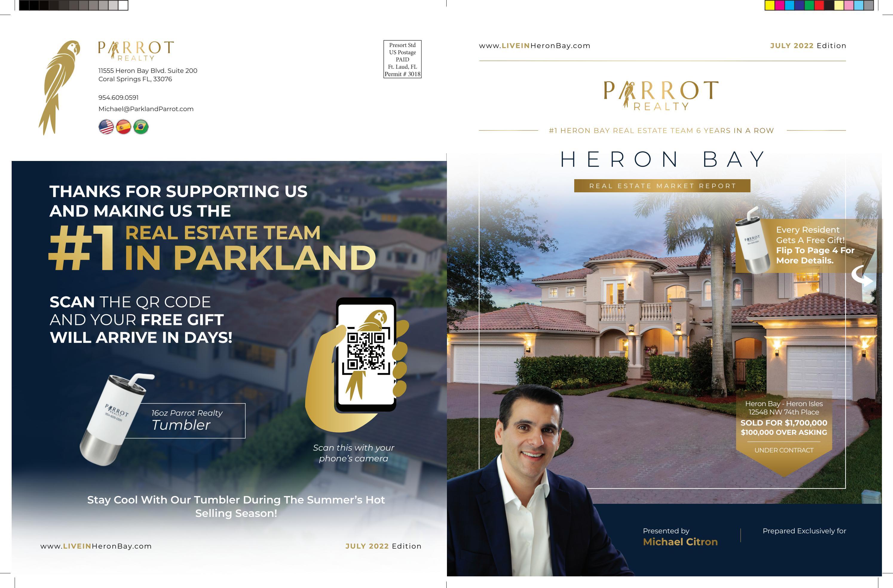 HERON BAY Newsletter July 2022 by Realtor Michael Citron Issuu