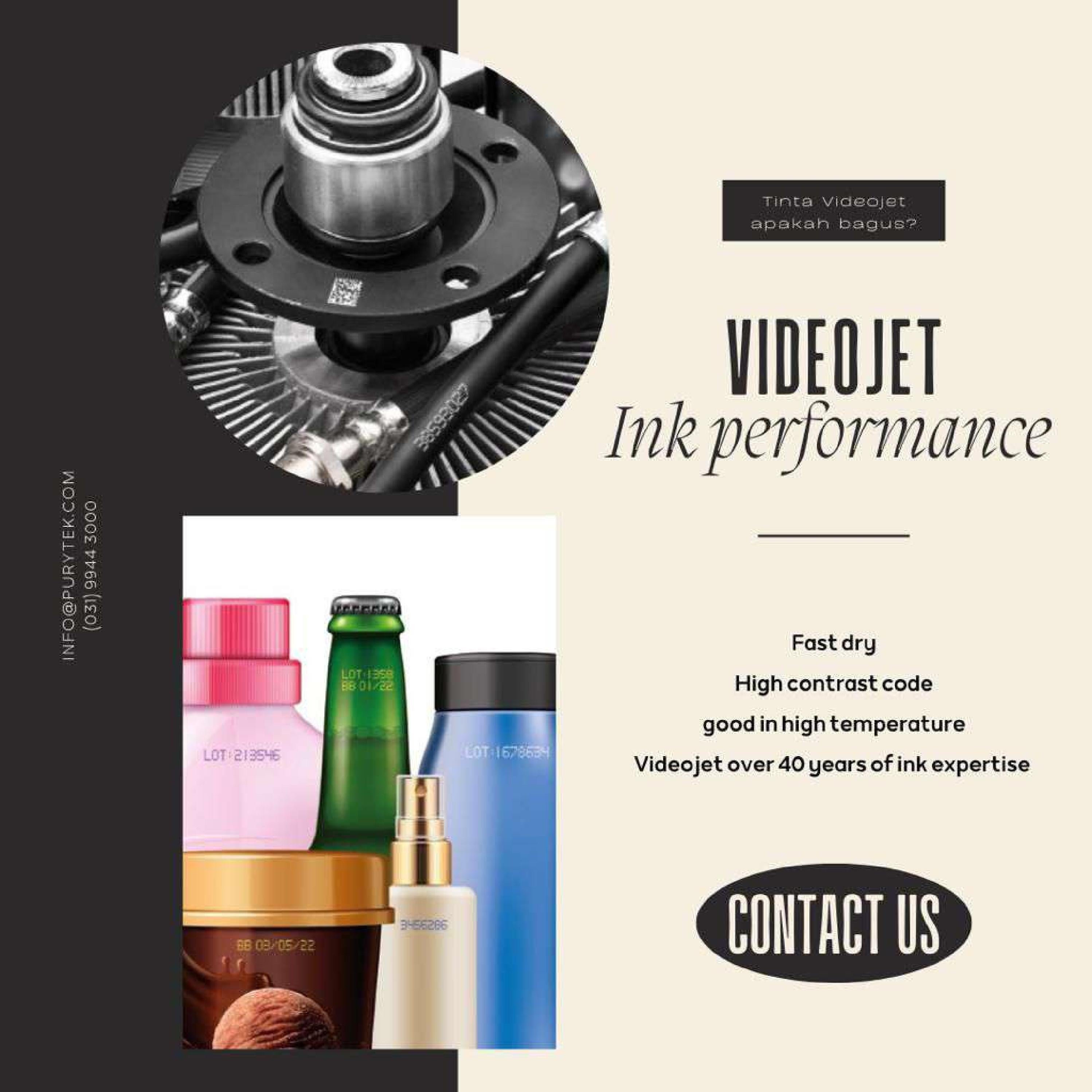 Paling Dicari, 081332737250, Distributor Videojet Surabaya by Purytek