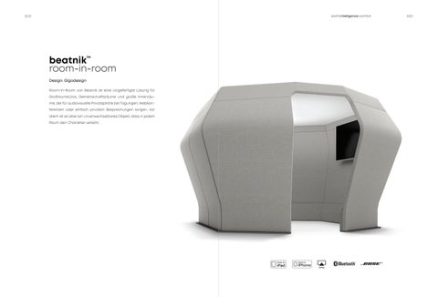 Donar Beatnik ist optimum Sitzcomfort im eigenen Kokon mit und ohne multimedia Anlage 第 12 页