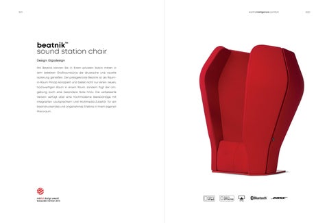 Donar Beatnik ist optimum Sitzcomfort im eigenen Kokon mit und ohne multimedia Anlage 第 7 页