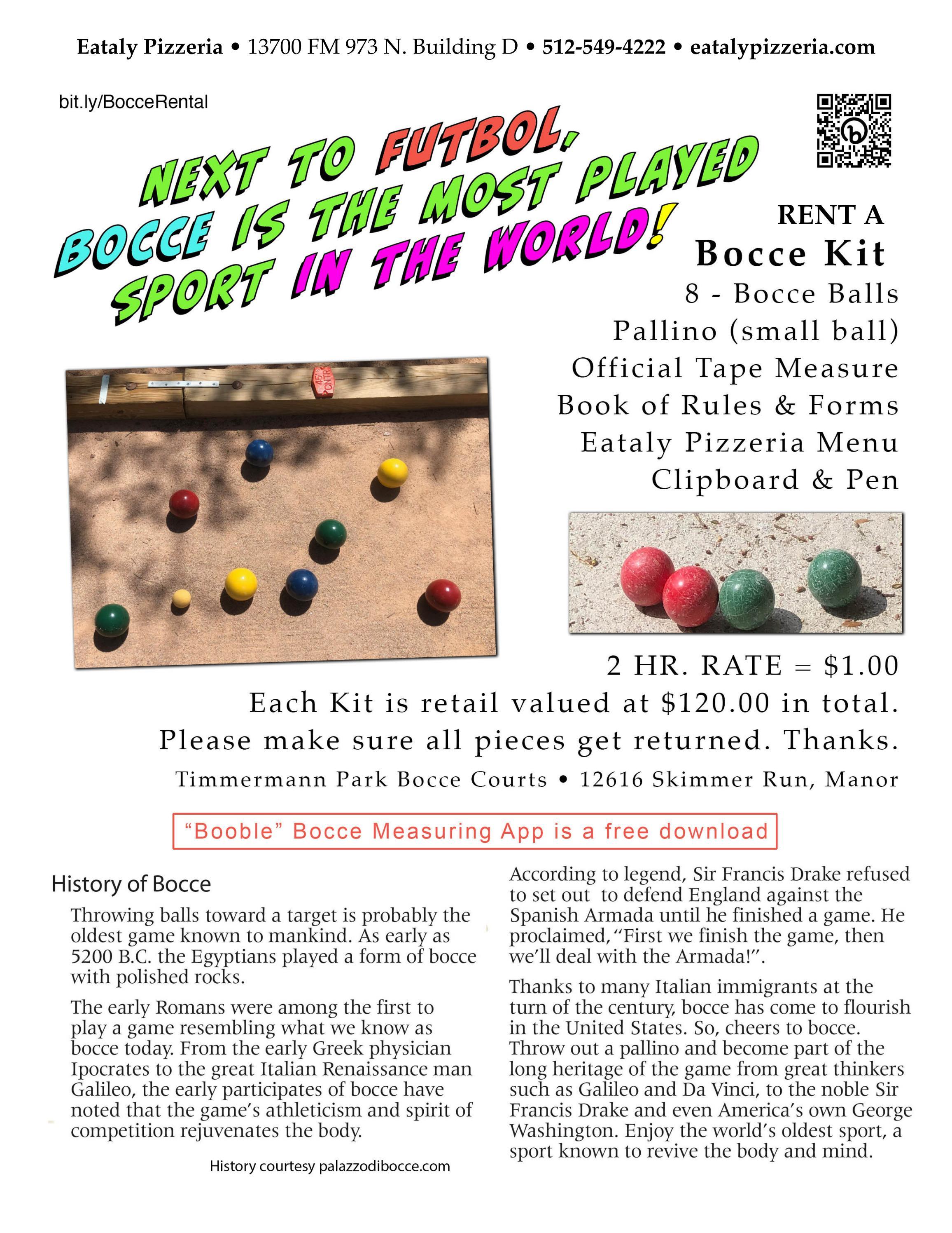 Bocce Ball Rental Booklet by Robert Battaile Issuu