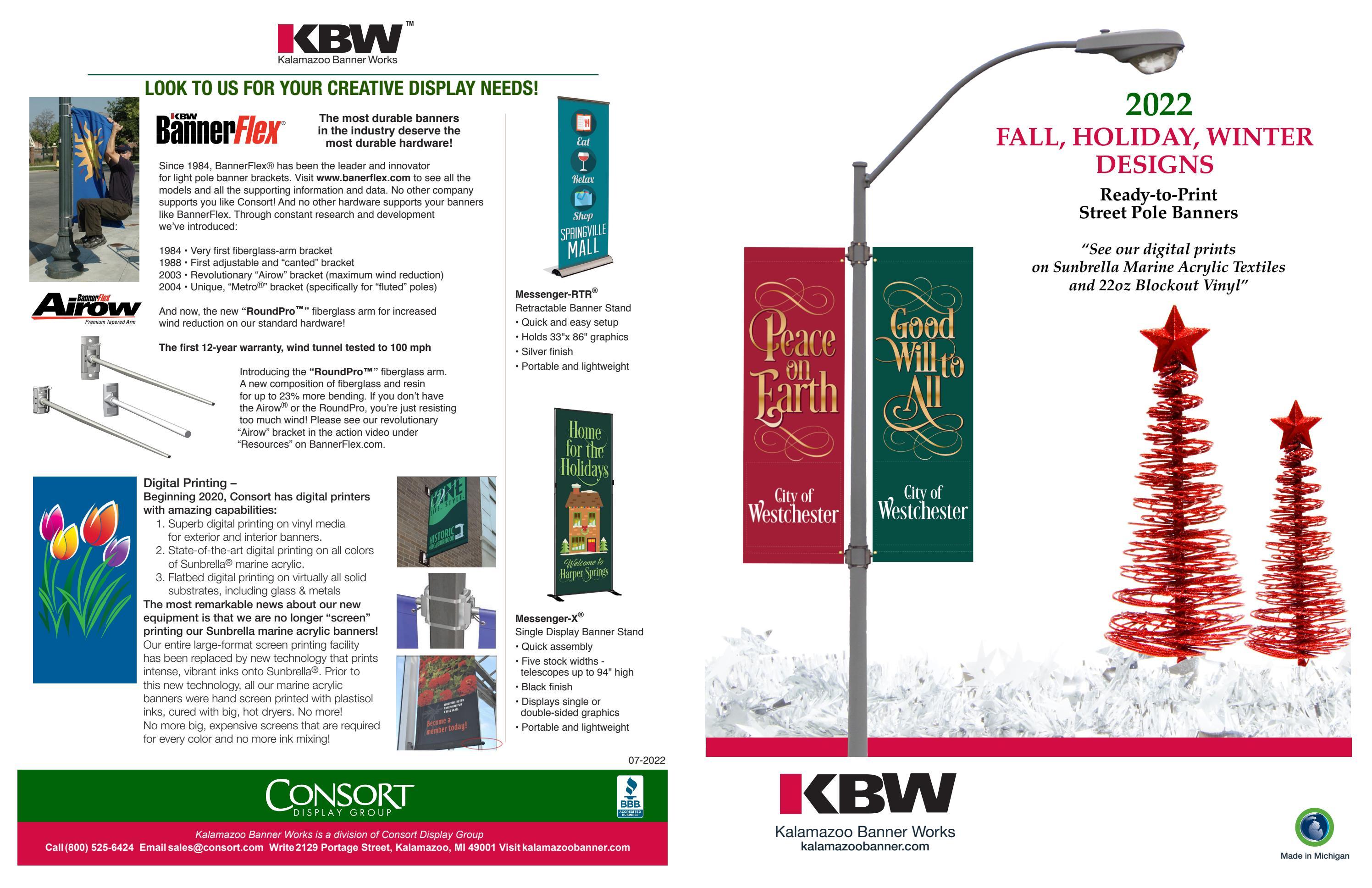 Fall, Holiday, Winter 2022 Kalamazoo Banner Works ReadtoPrint Banners
