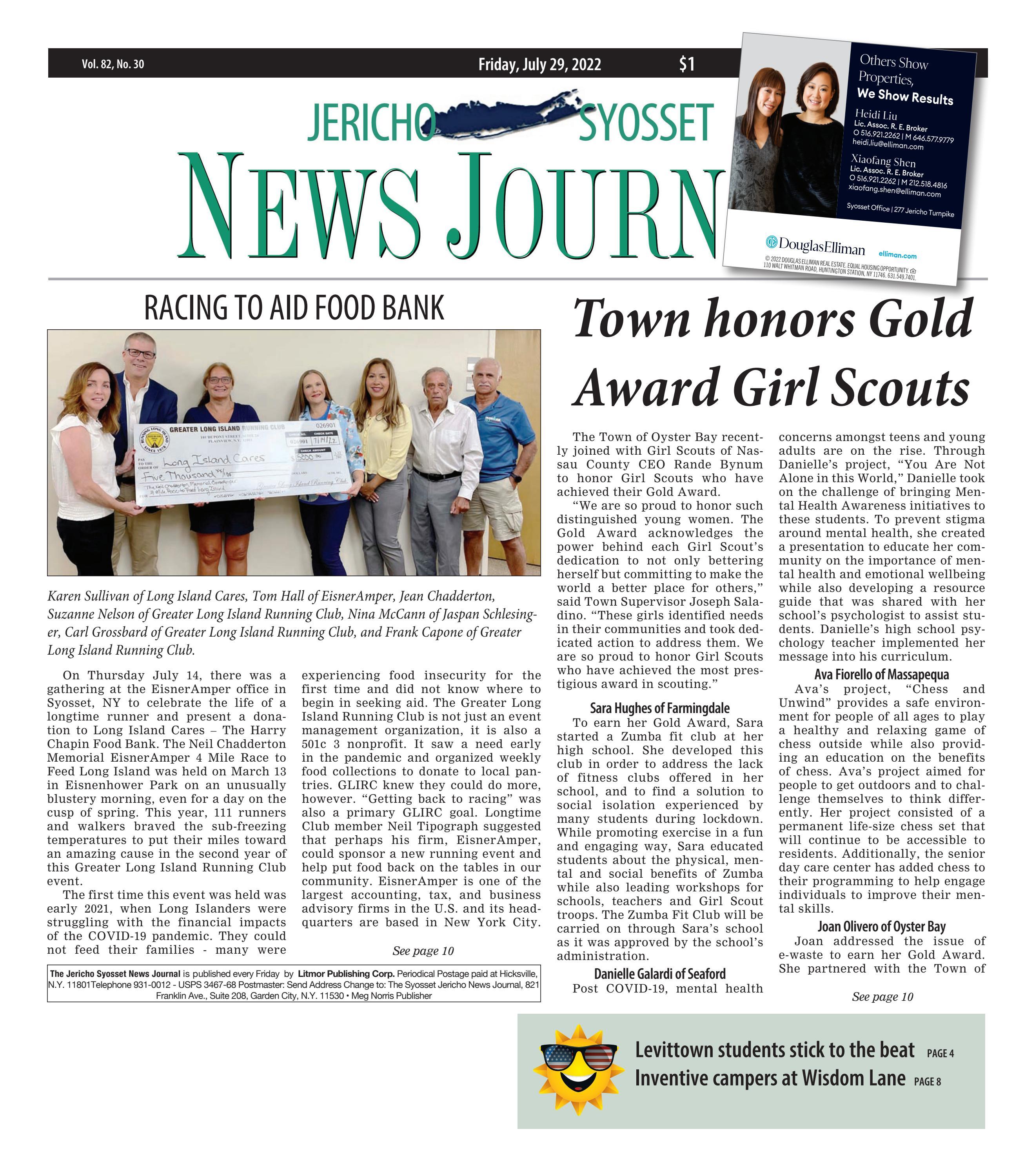 Jericho-Syosset News Journal (7/29/22) by Litmor Publishing - Issuu