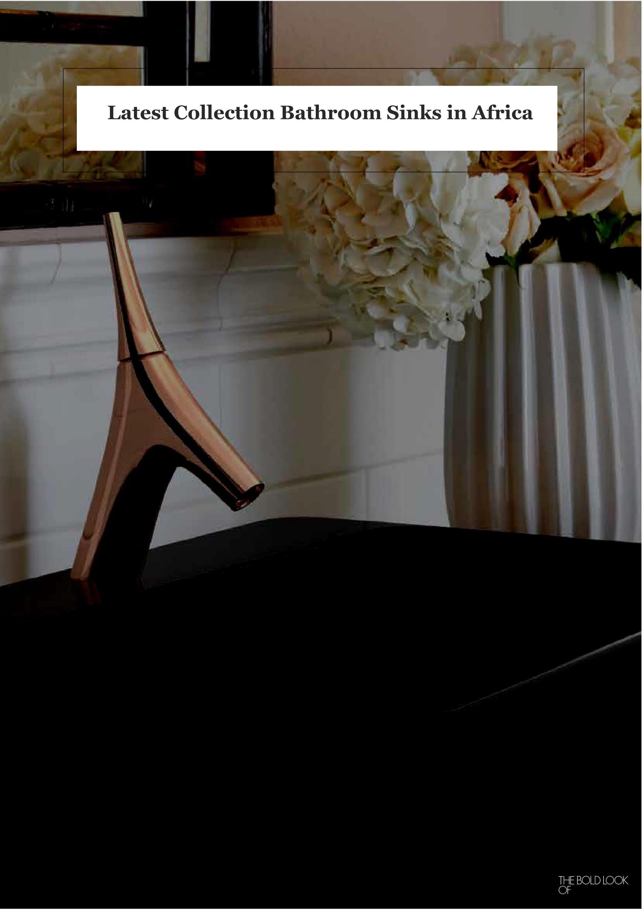 Latest Collection Bathroom Sinks in Africa by africakohler Issuu