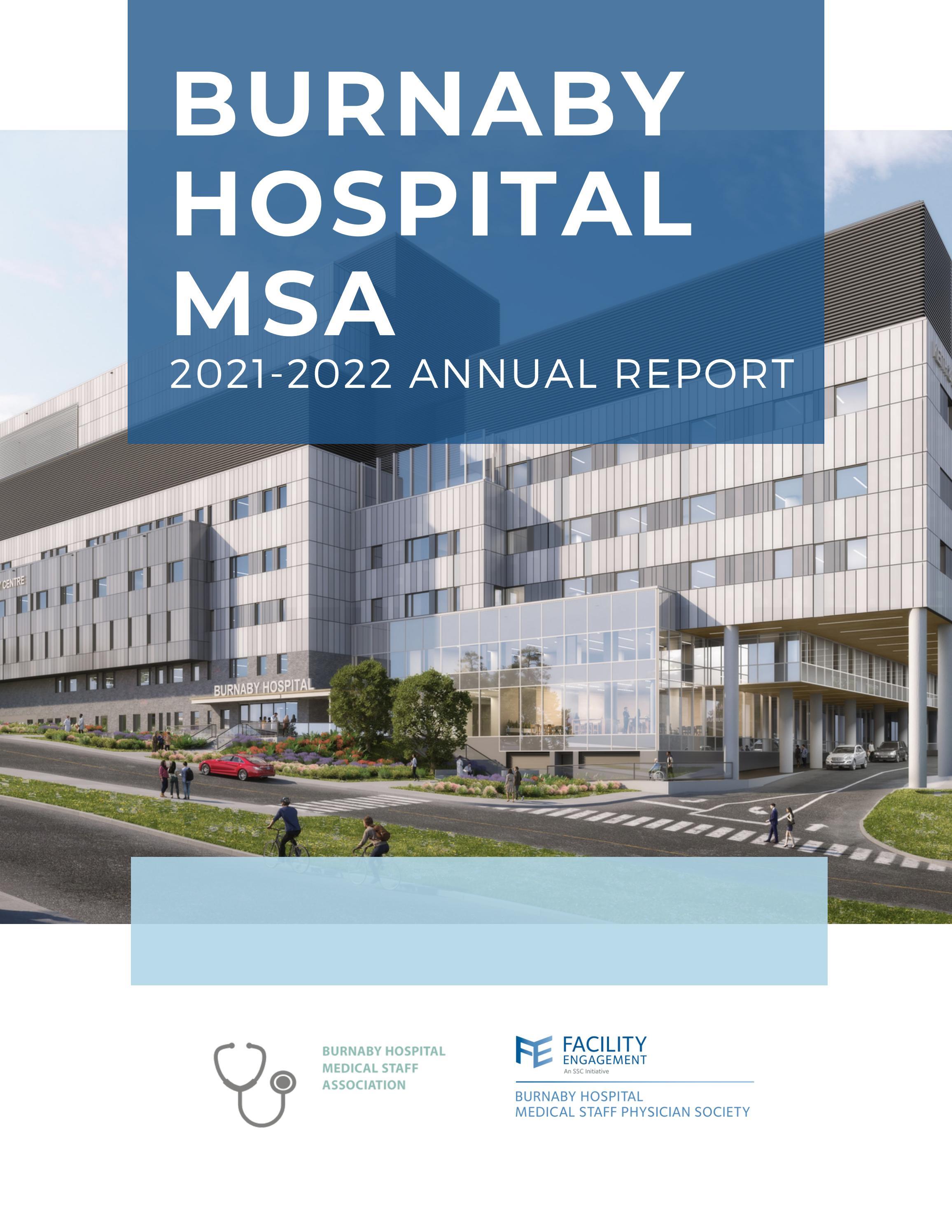 Burnaby Hospital MSA 20212022 Annual Report by BHmsa Issuu