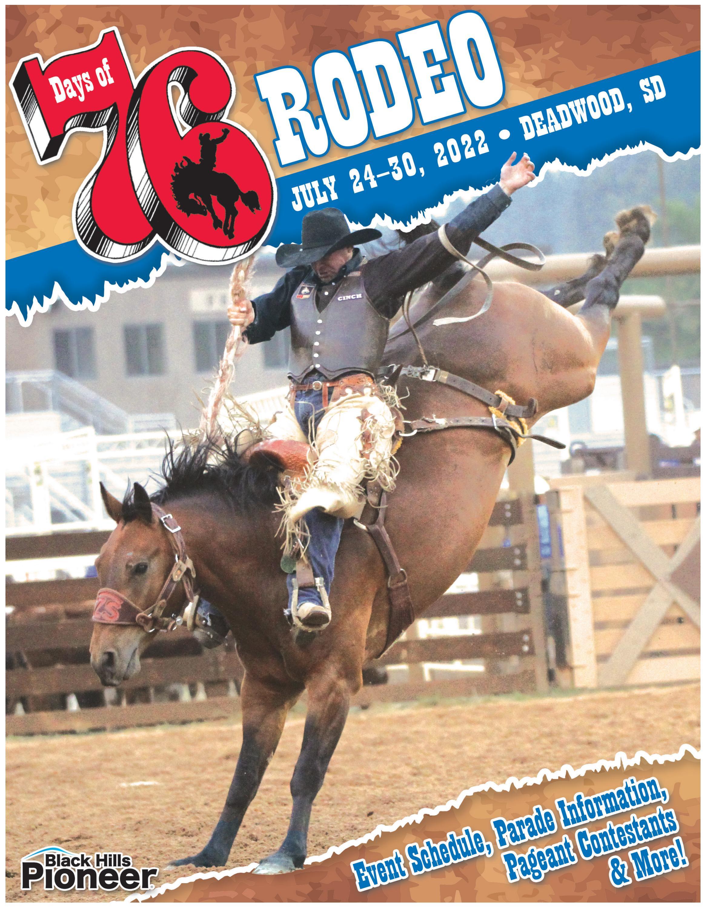 2022 Days Of 76 By Black Hills Pioneer Issuu