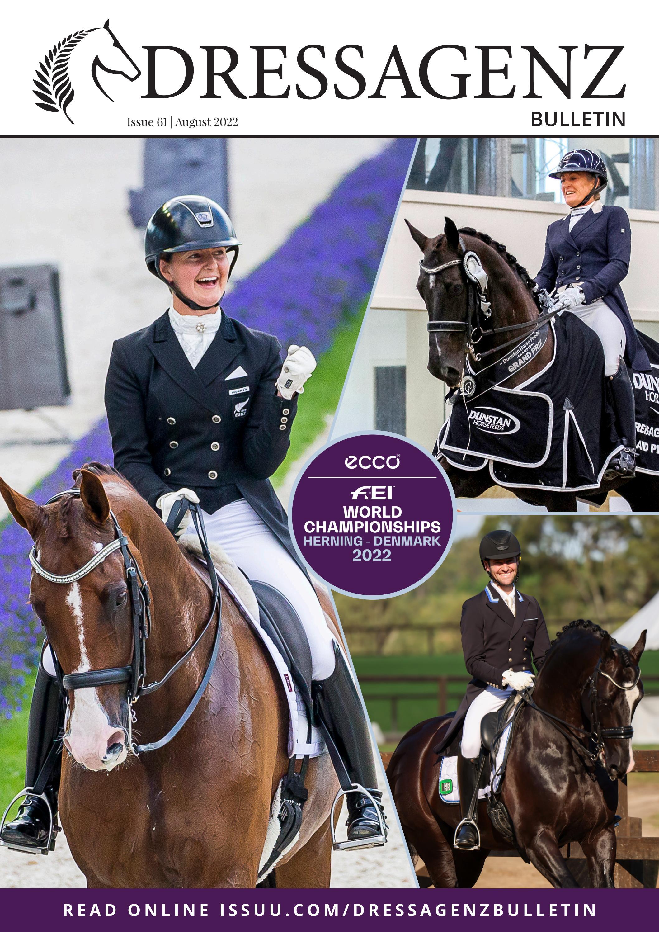 Dressage NZ Bulletin Issue 61 August 2022 by DressageNZ Bulletin Issuu
