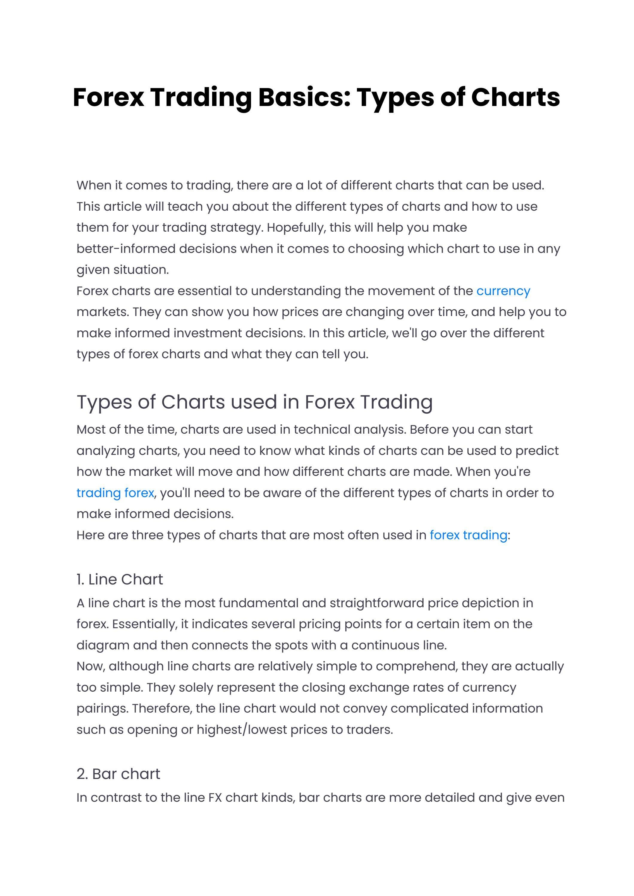 Forex Trading Basics Types Of Charts By Matts Williams Issuu Forex Trading Basics Types Of Charts By Matts Williams Issuu