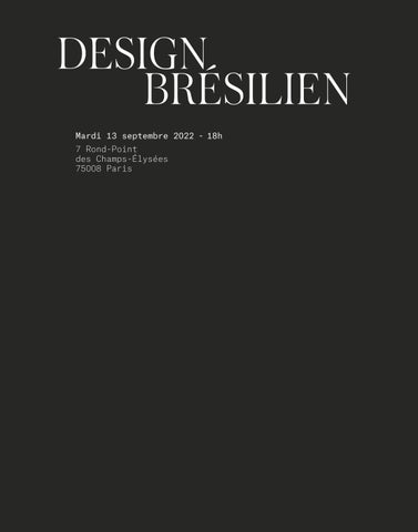 Artcurial 家具目录 · Design Brésilien 第 3 页