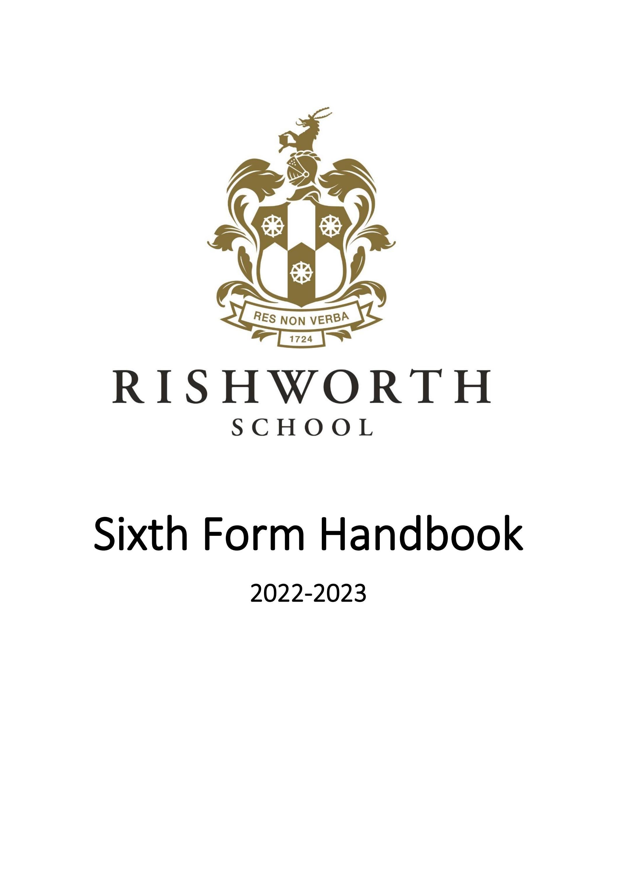 Rishworth School Sixth Form Handbook by Rishworth School - Issuu