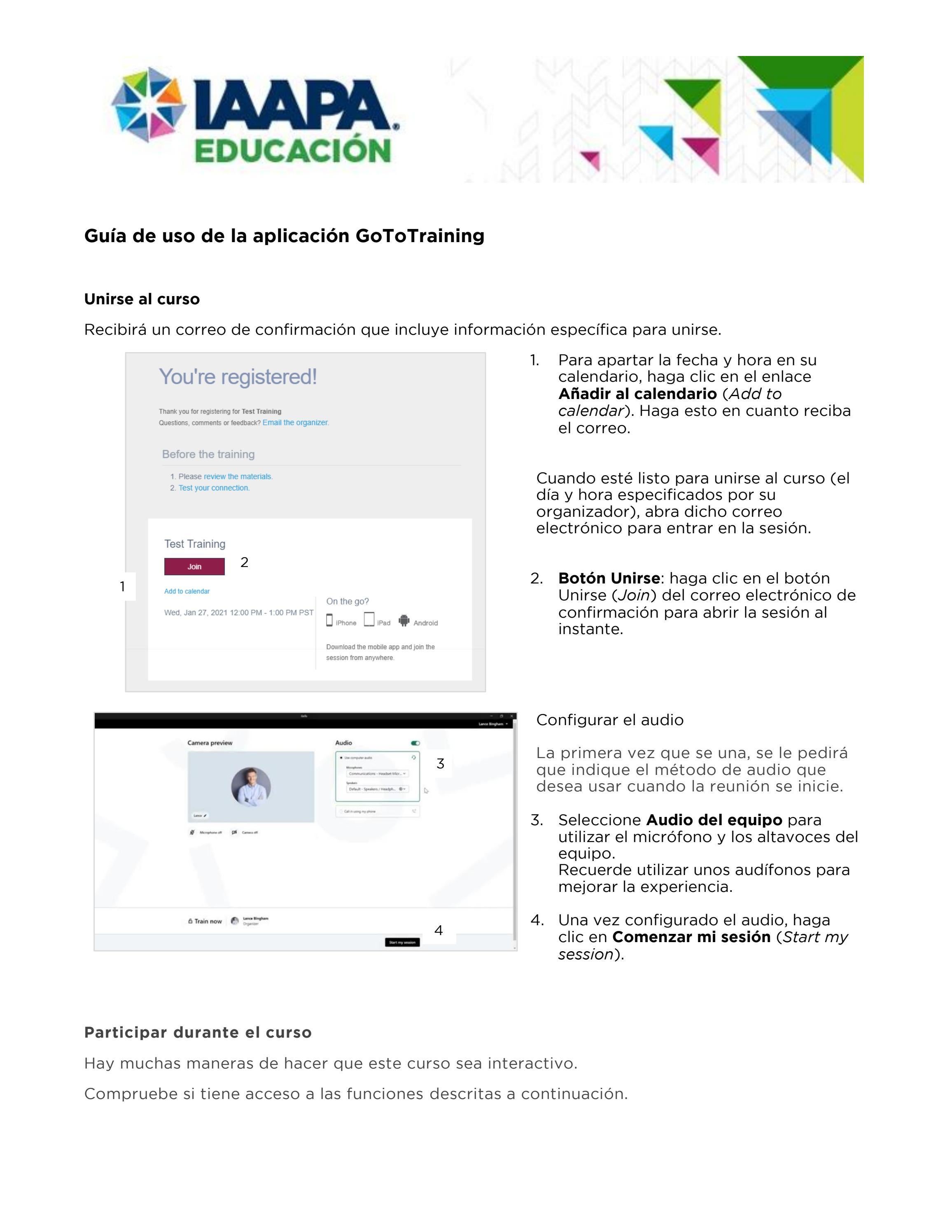 GoToTraining Guía de uso by IAAPALAC Issuu