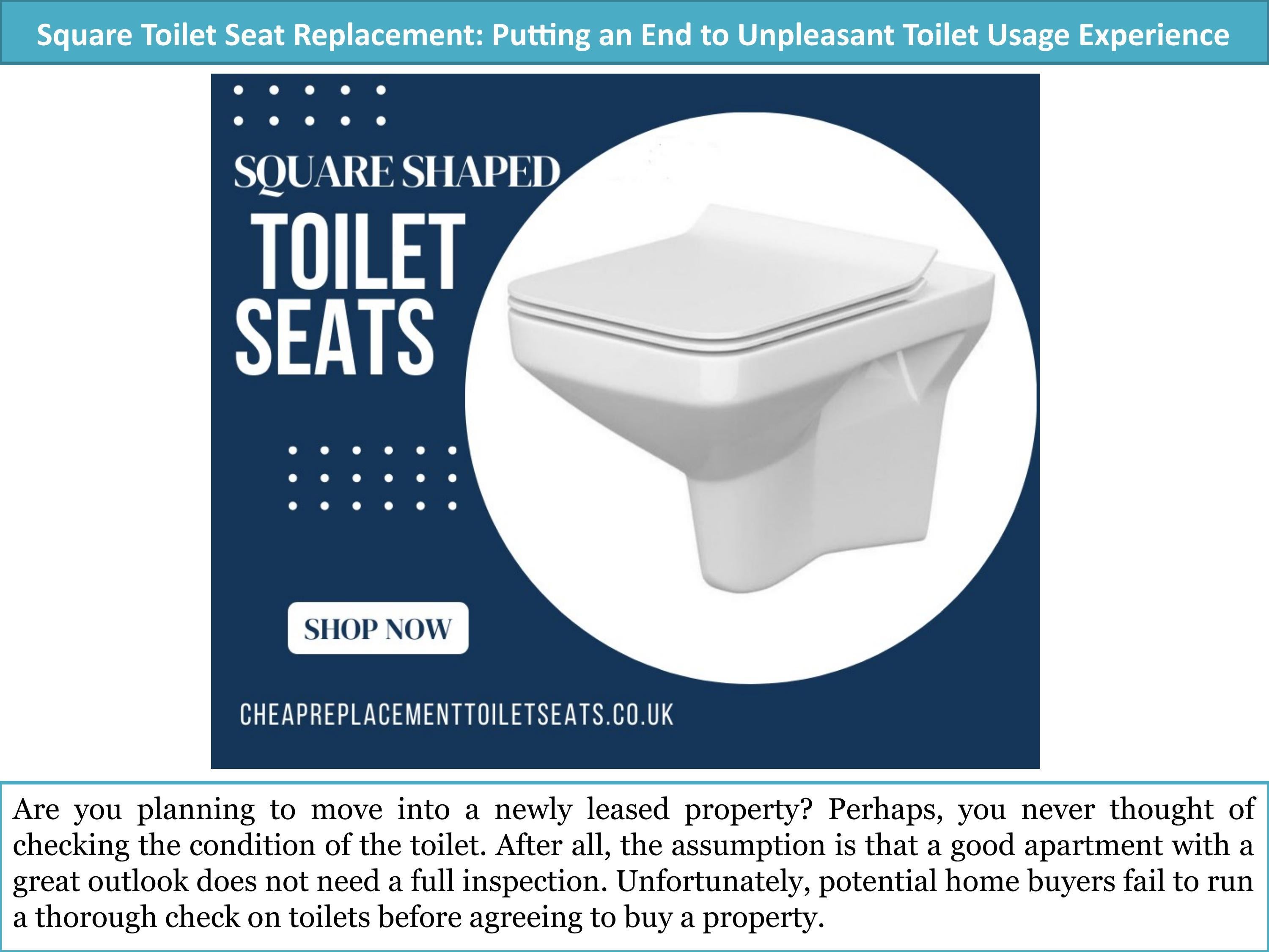 Square Toilet Seat Replacement Putting an End to Unpleasant Toilet