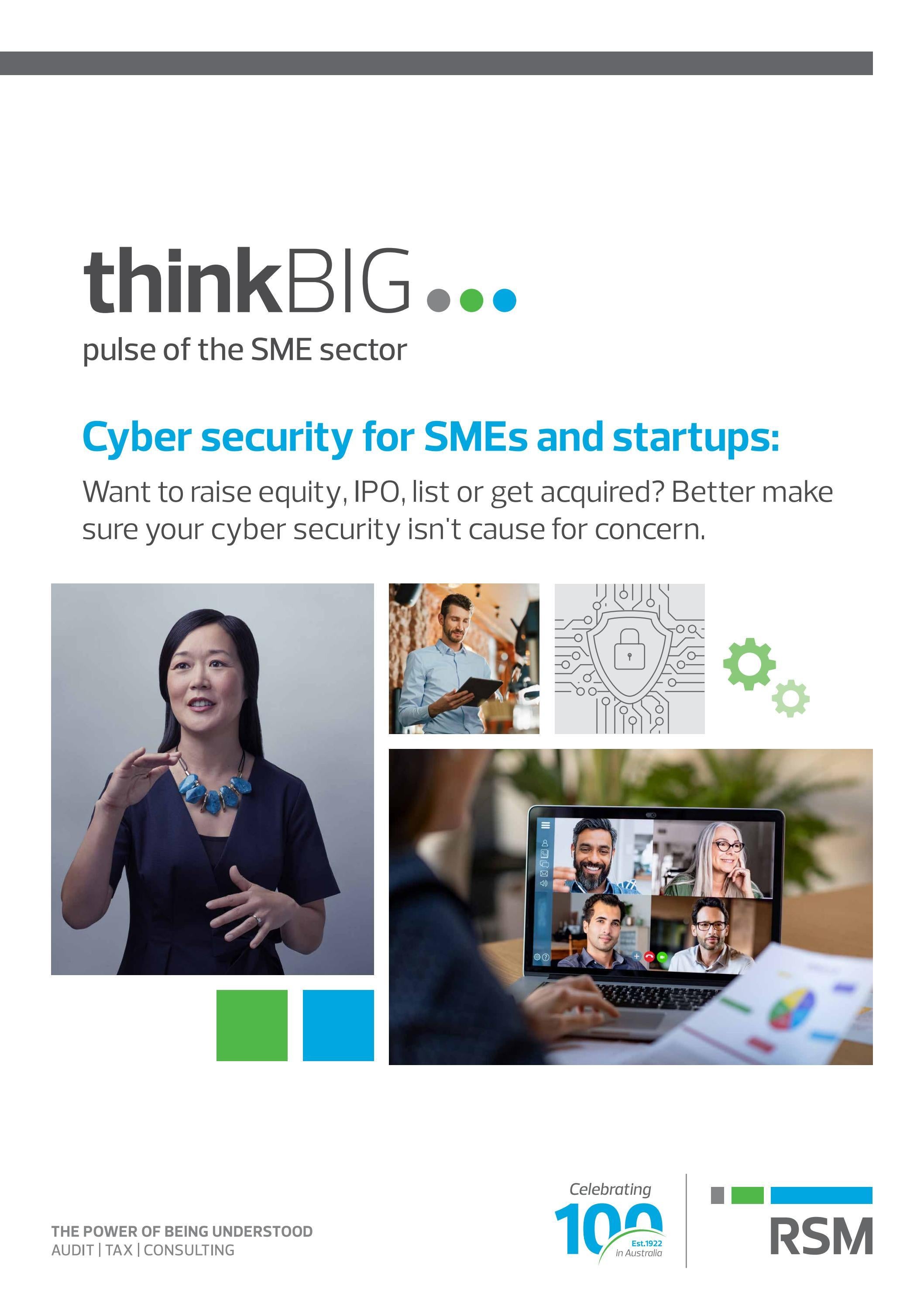 thinkBIG Cyber security for SMEs and startups by RSM Australia Issuu
