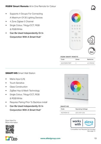 iQ Intelligent 灯饰 Control - An All LED Innovation 第 13 页