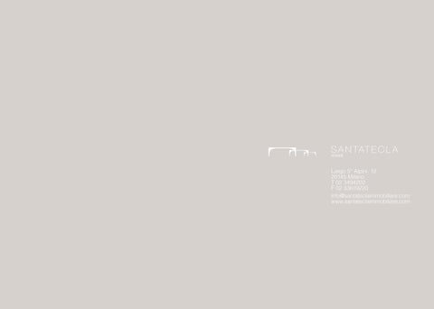 SANTA TECLA IMMOBILIARE 家具手册 Via Saffi 第 12 页