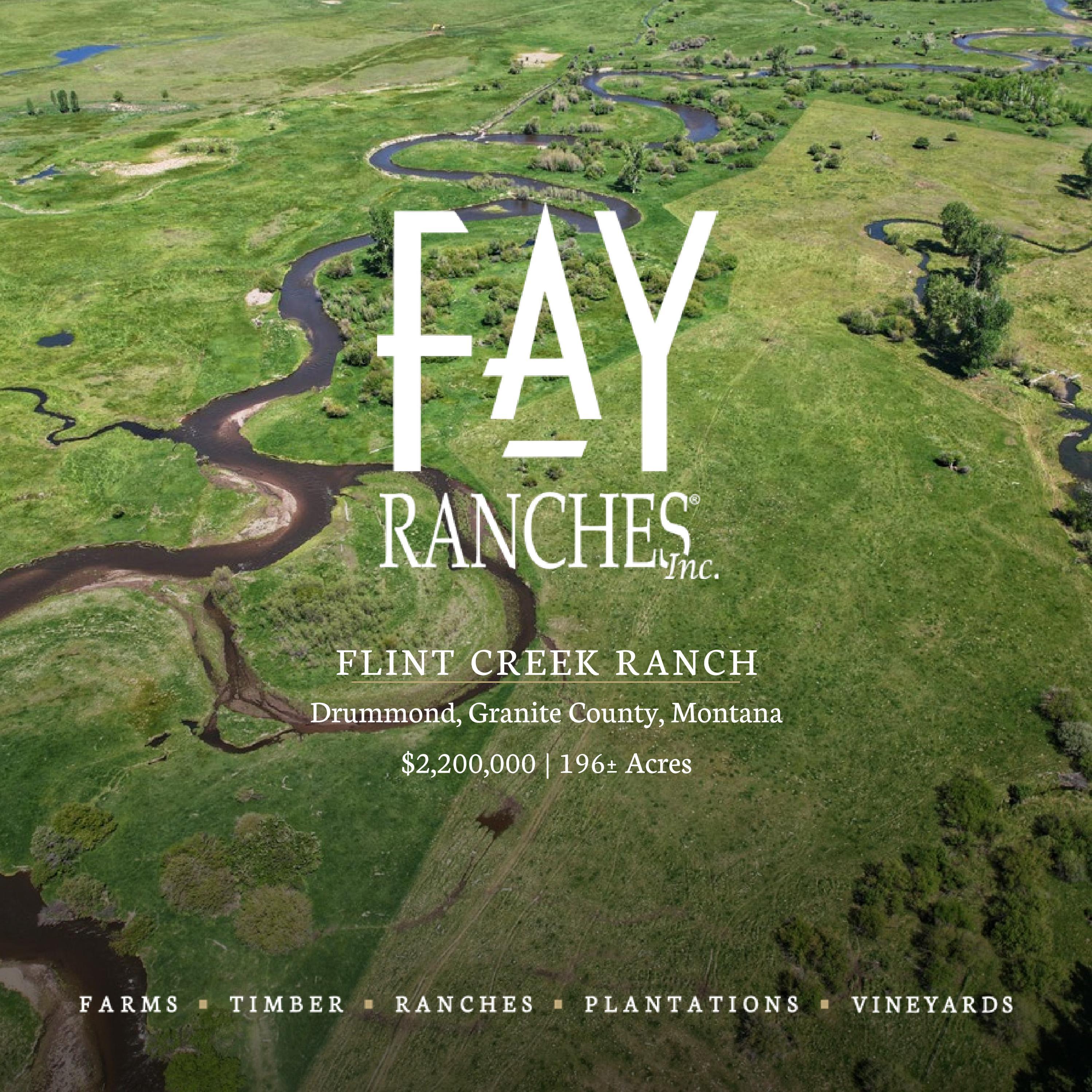 SOLD Flint Creek Ranch Fay Ranches by Fay Ranches Issuu