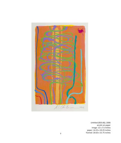 LewAllen Galleries 灯饰目录 · Dan Christensen: The Painter's Painter 第 11 页