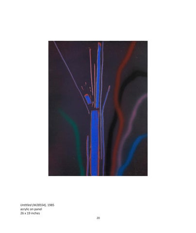 LewAllen Galleries 灯饰目录 · Dan Christensen: The Painter's Painter 第 22 页