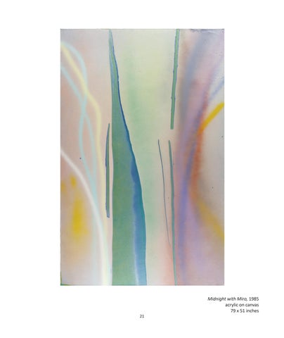 LewAllen Galleries 灯饰目录 · Dan Christensen: The Painter's Painter 第 23 页